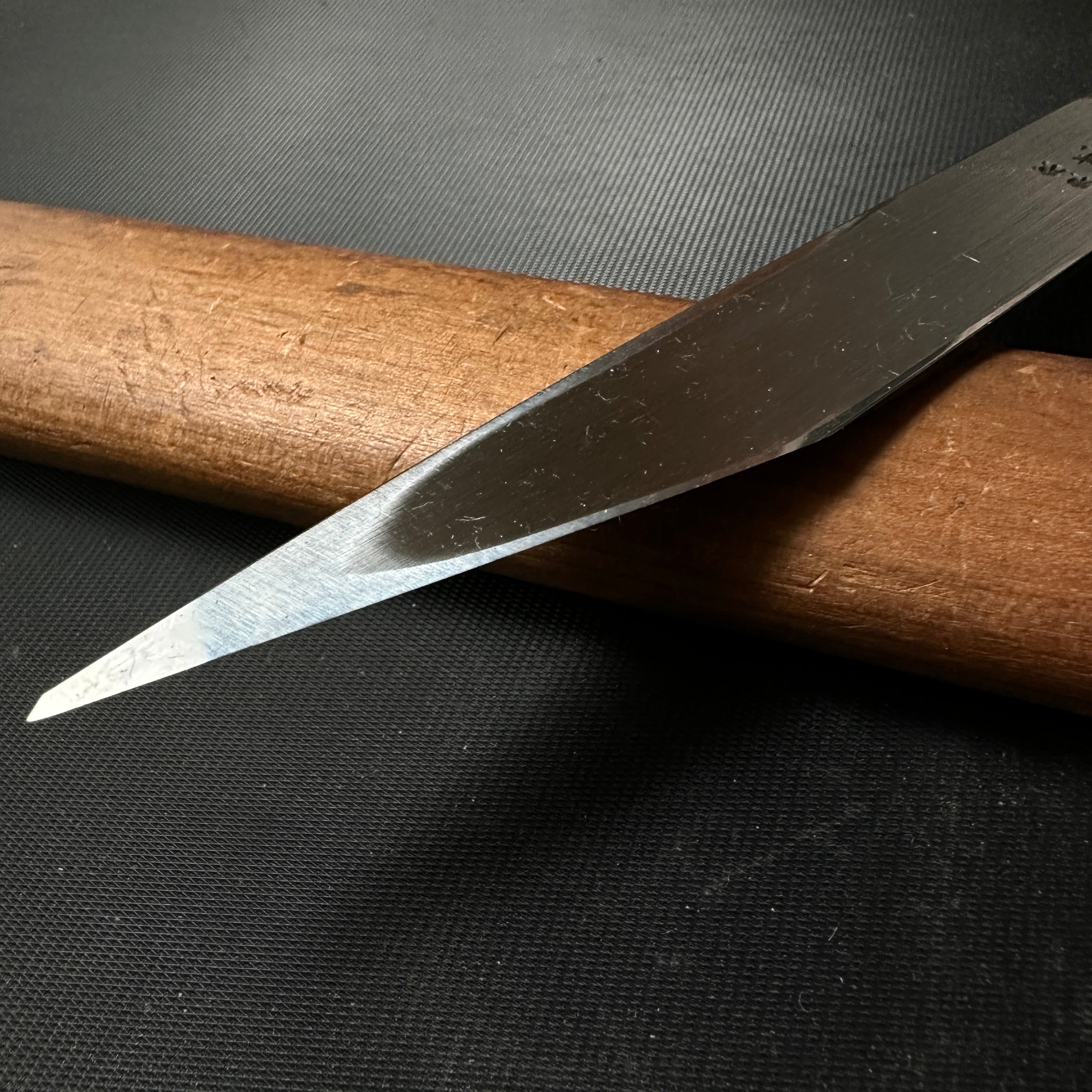 Old stock Kouetsu Kiridashi Kokatana with white steel by Sakamitsu 掘出し物 侊悦 切出小刀 二代坂光作 18mm