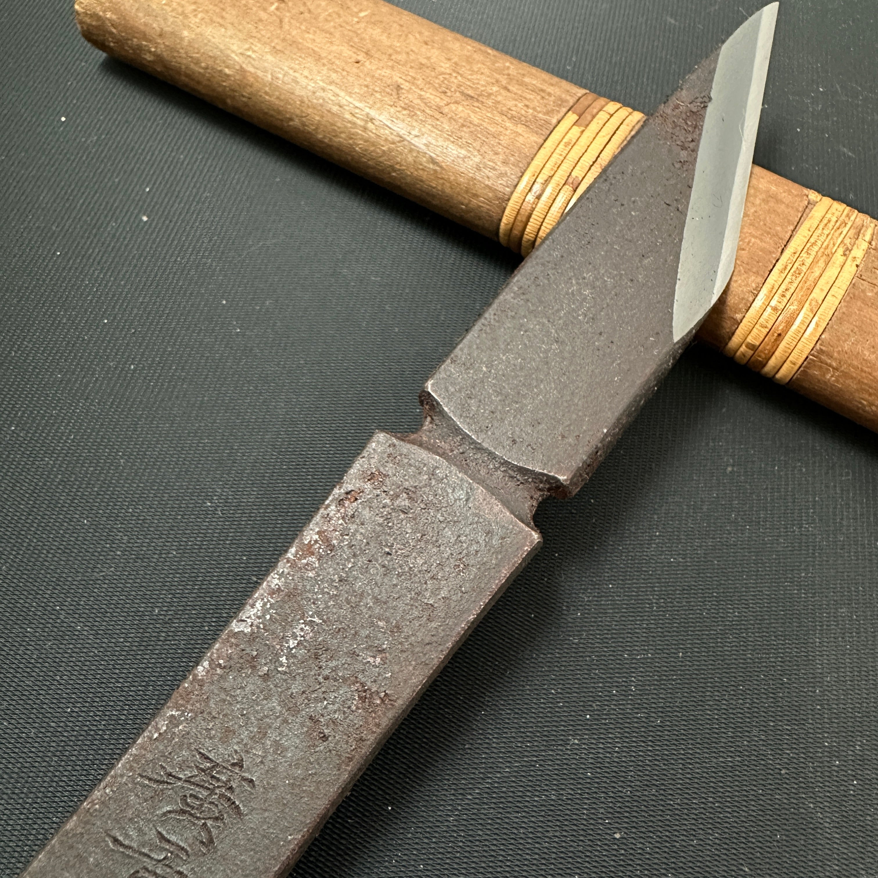 Fugetsudouten-Hirotsugu Right hand Kiridashi by Sozen Carving 風月同天 廣貢 素全作 切出し小刀 右 24mm