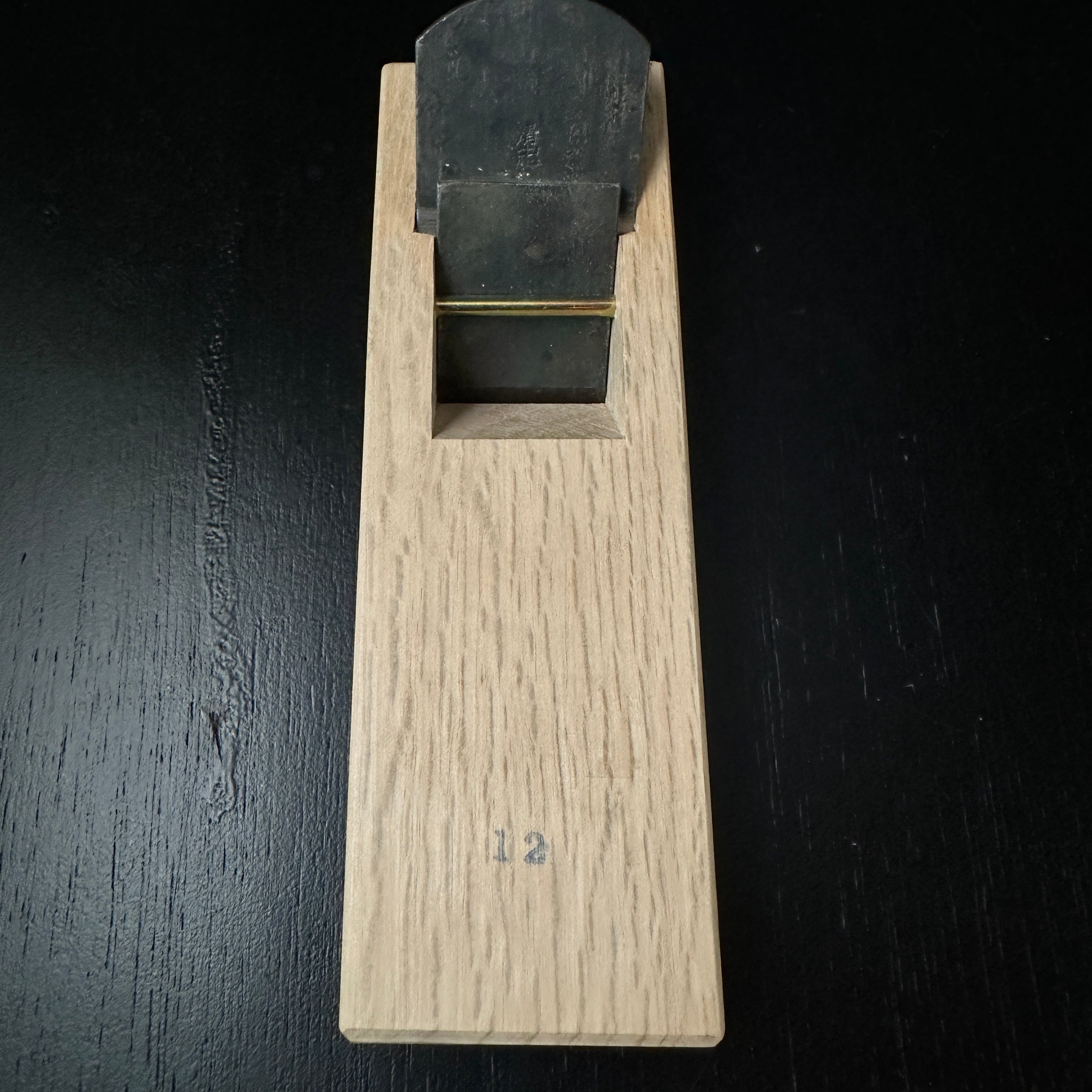 Old stock Kiyotada Wholesaler stamp Small Plane with Blue steel 清忠(問屋銘・水平屋)豆平鉋