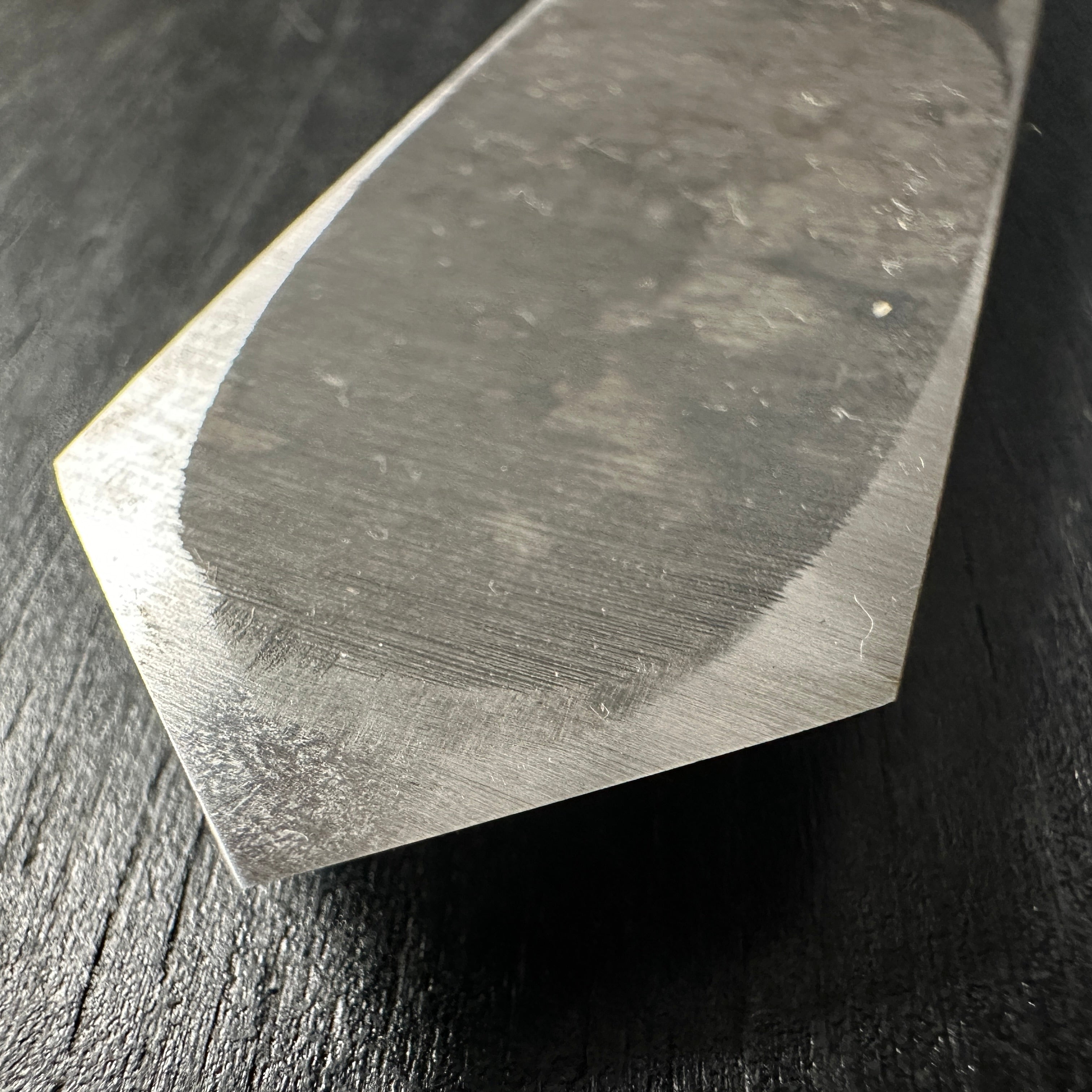 Yamamoto Kensuke Mokume Kensaki Knives with Blue Steel 山本健介作 剣先小刀 木目仕上 24mm