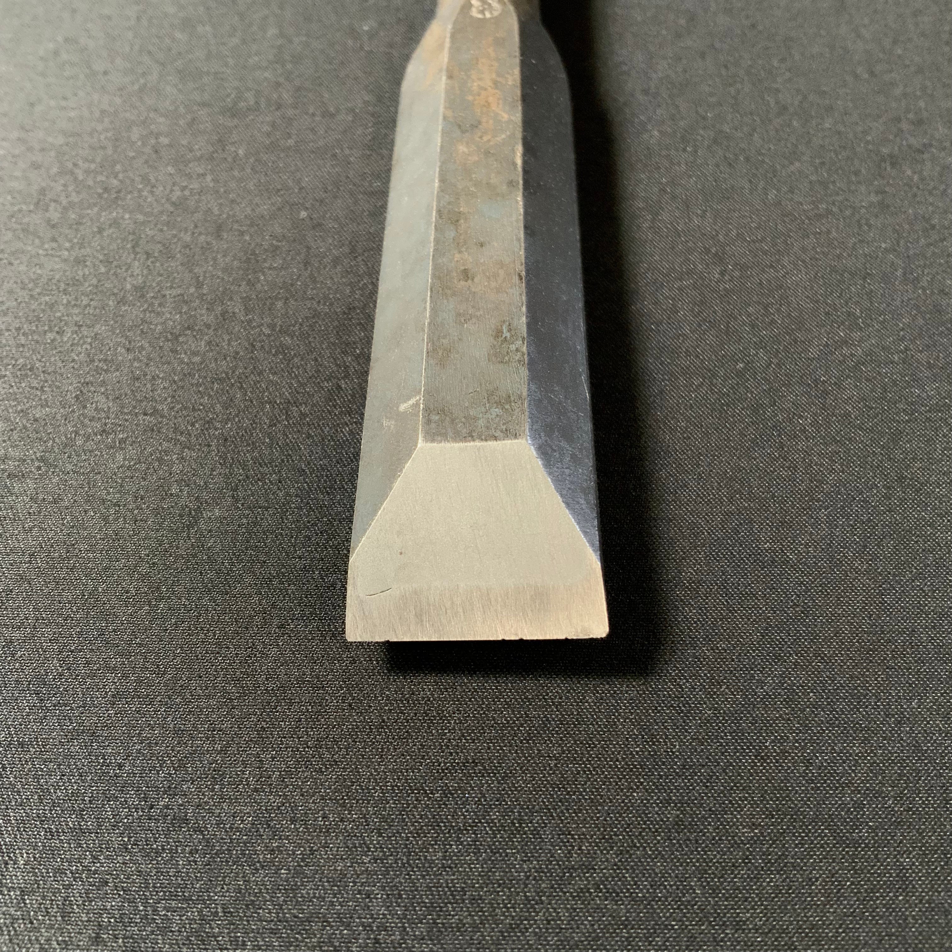 掘出し物 二代目左久作 叩き鑿 池上喬庸作 24mm #1 Old stock Hidari Hisasaku 2rd Timber chisels by Ikegami Takanobu Tatakinomi