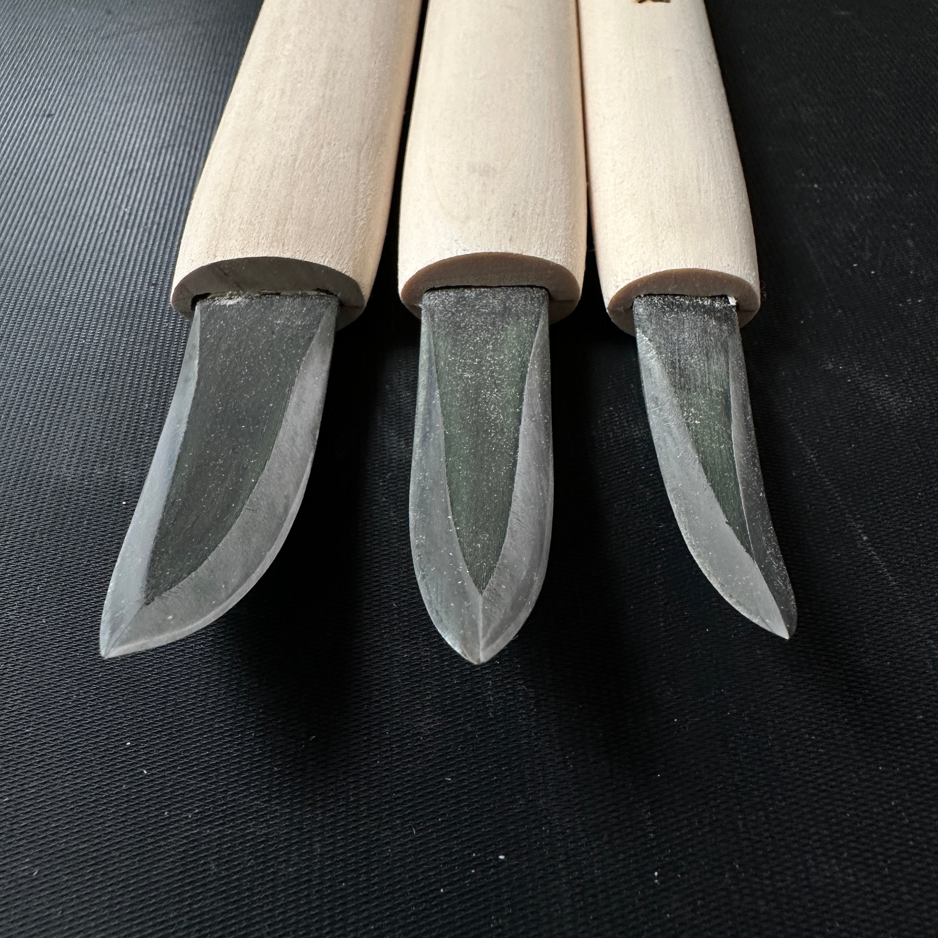 Chotousei #2 Yari Kanna (short Handle) with white steel 槍鉋(小) 彫刀晟 小倉彫刻刃物製作所 35,45mm