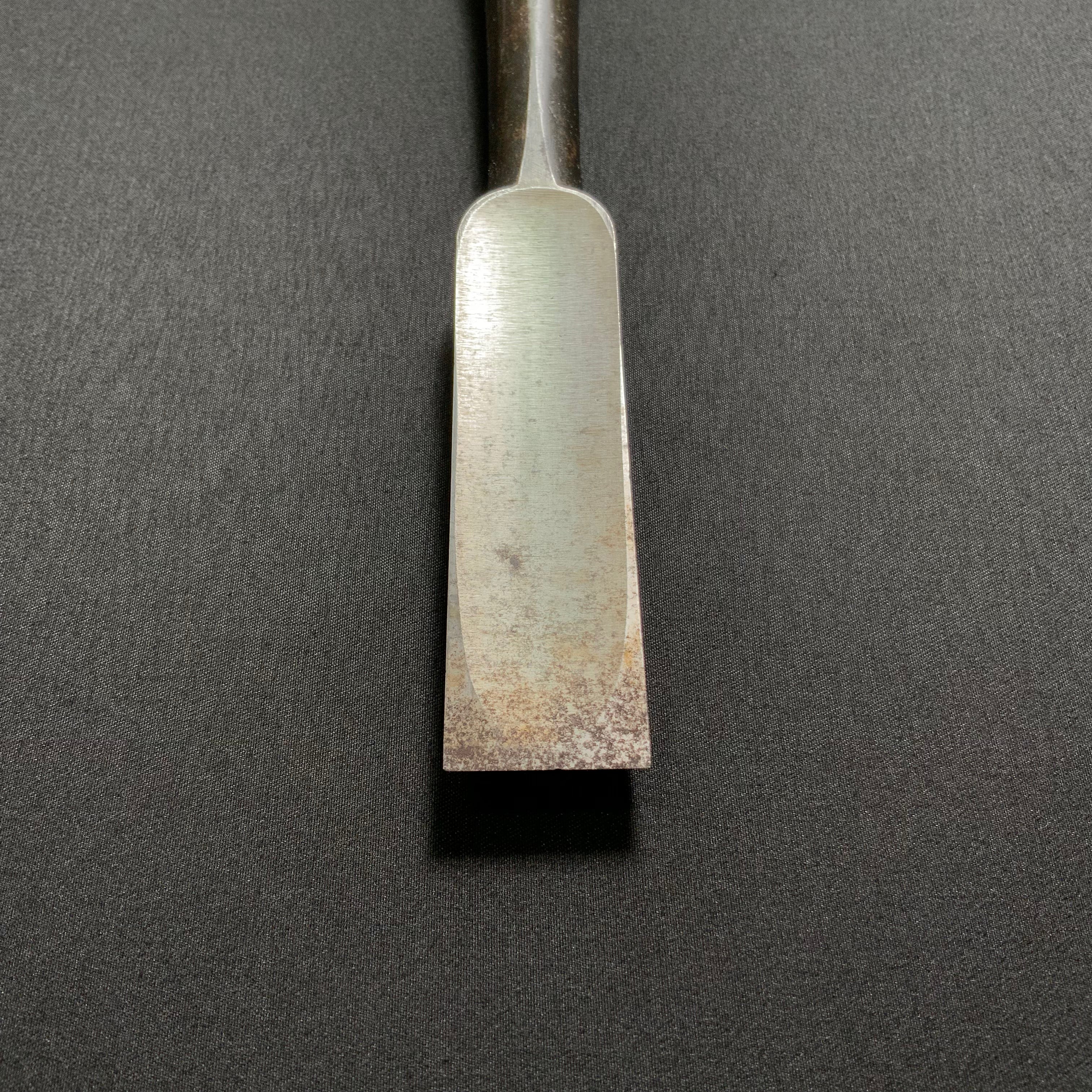 掘出し物 二代目左久作 叩き鑿 池上喬庸作 24mm #4 Old stock Hidari Hisasaku 2rd Timber chisels by Ikegami Takanobu Tatakinomi