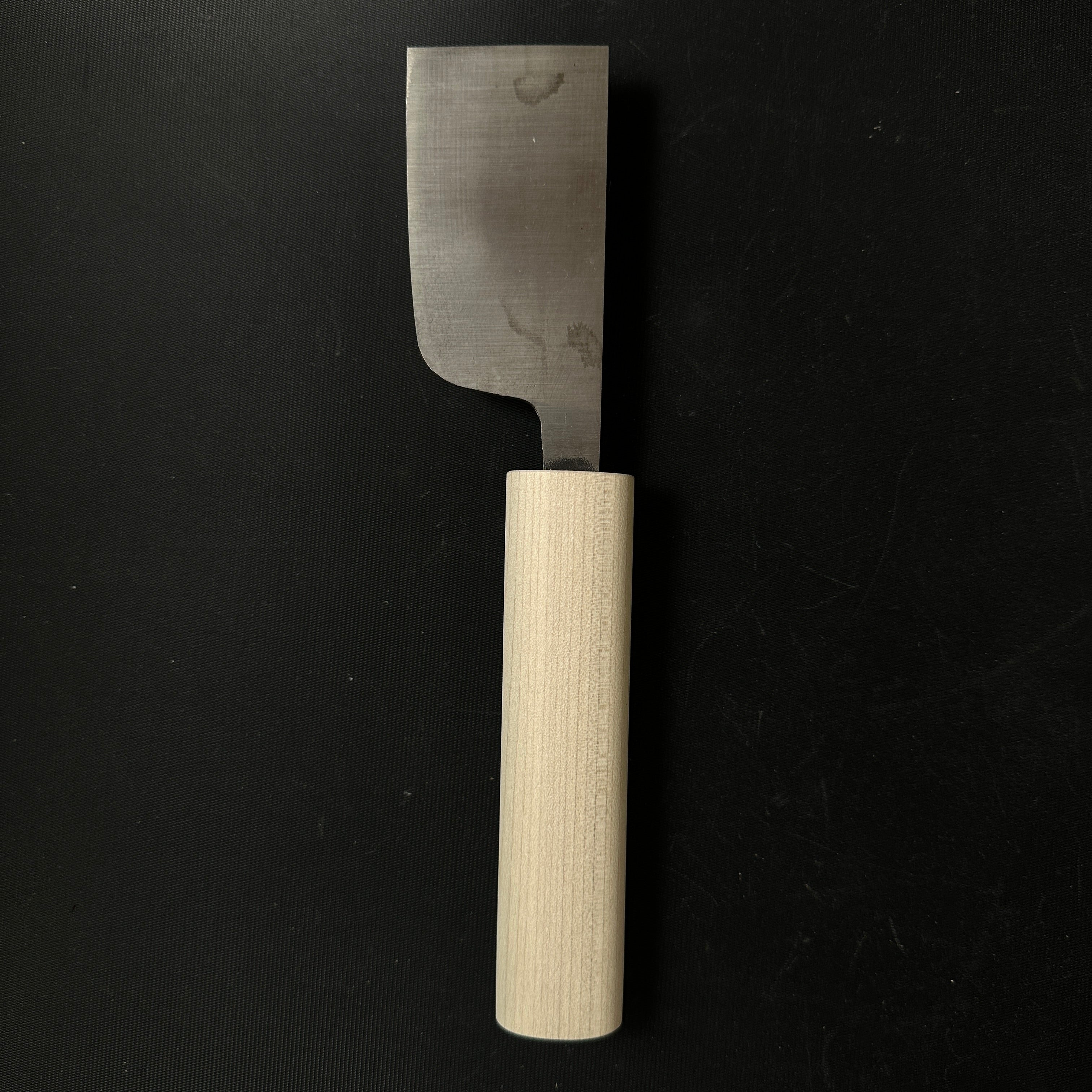 Hirotomo Hand Made Leather tools with White steel 廣朋 皮断庖丁 42mm