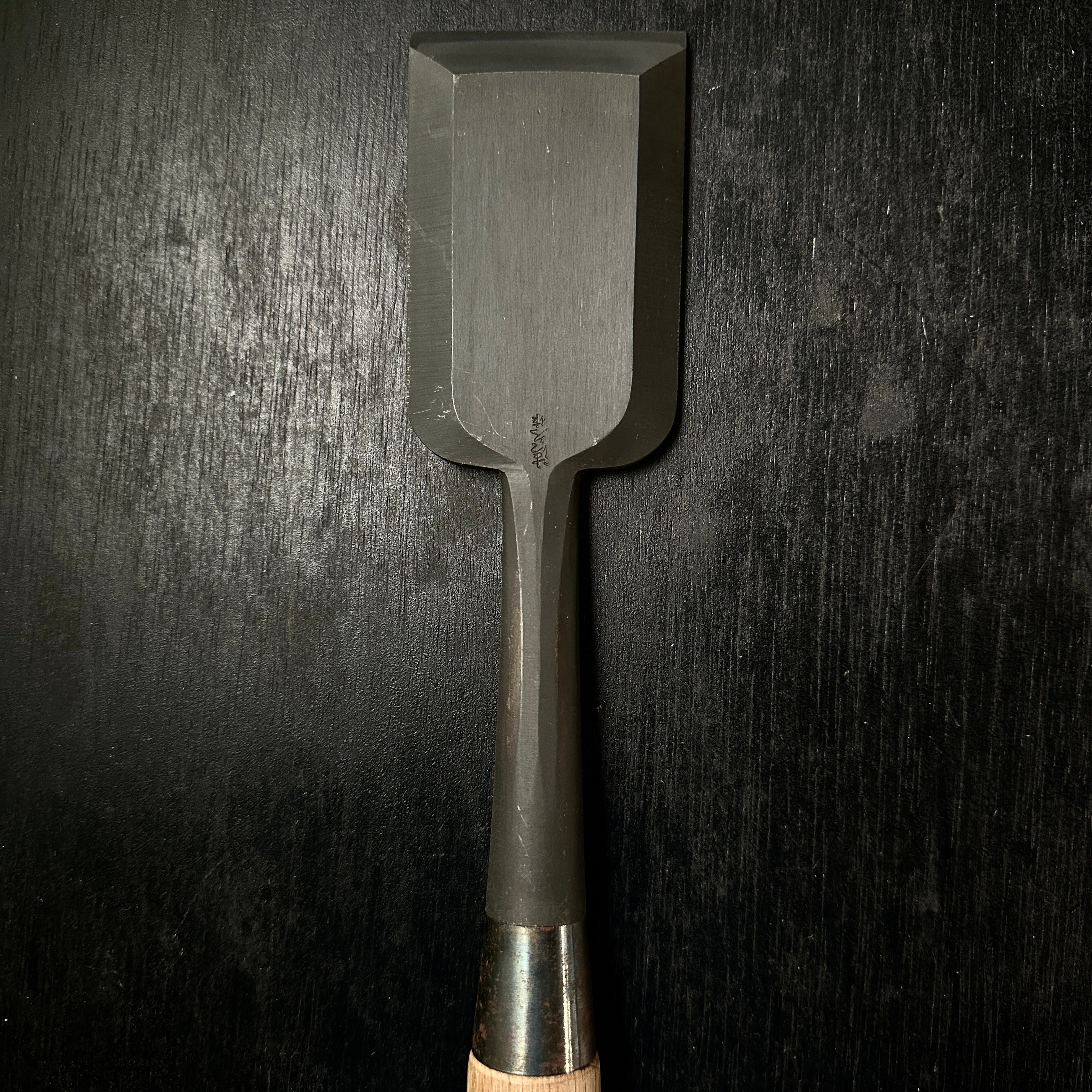 Old stock Kiyohisa timber chisels by Watanabe Kiyoe 掘出し物 渡辺清栄作 清久作 叩鑿 60mm