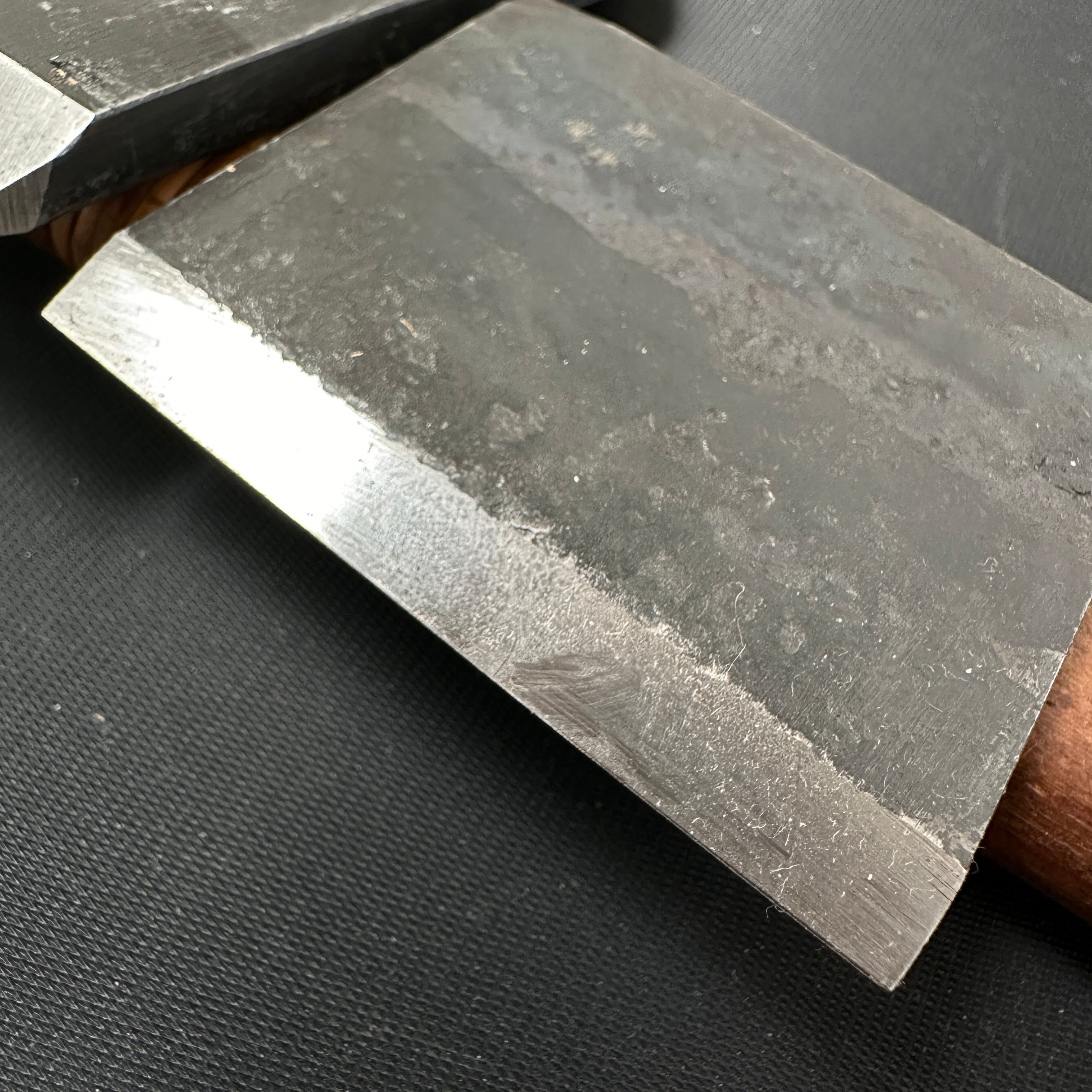 Kinzen Smoothing PlaneBlade(Kanna) by Seisuke Mizuno 水野清介作 特注 金扇 仕上げ鉋刃 70mm