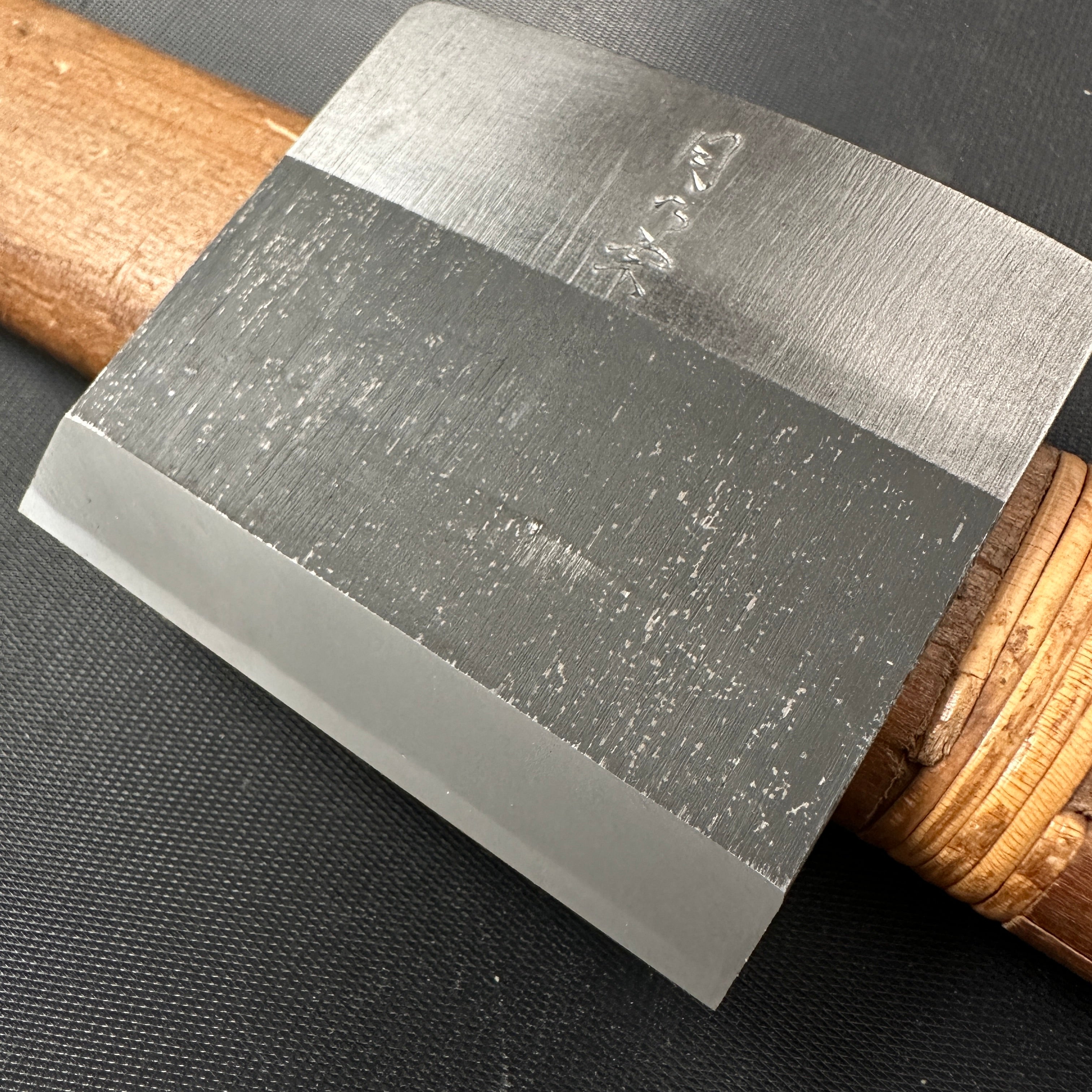 Tsuki no Shizuku Smoothing Plane (Kanna) by Chiyotsuru Sadahide 3rd generation 三代目千代鶴貞秀 仕上げ鉋 月の雫 70mm 乱れ刃