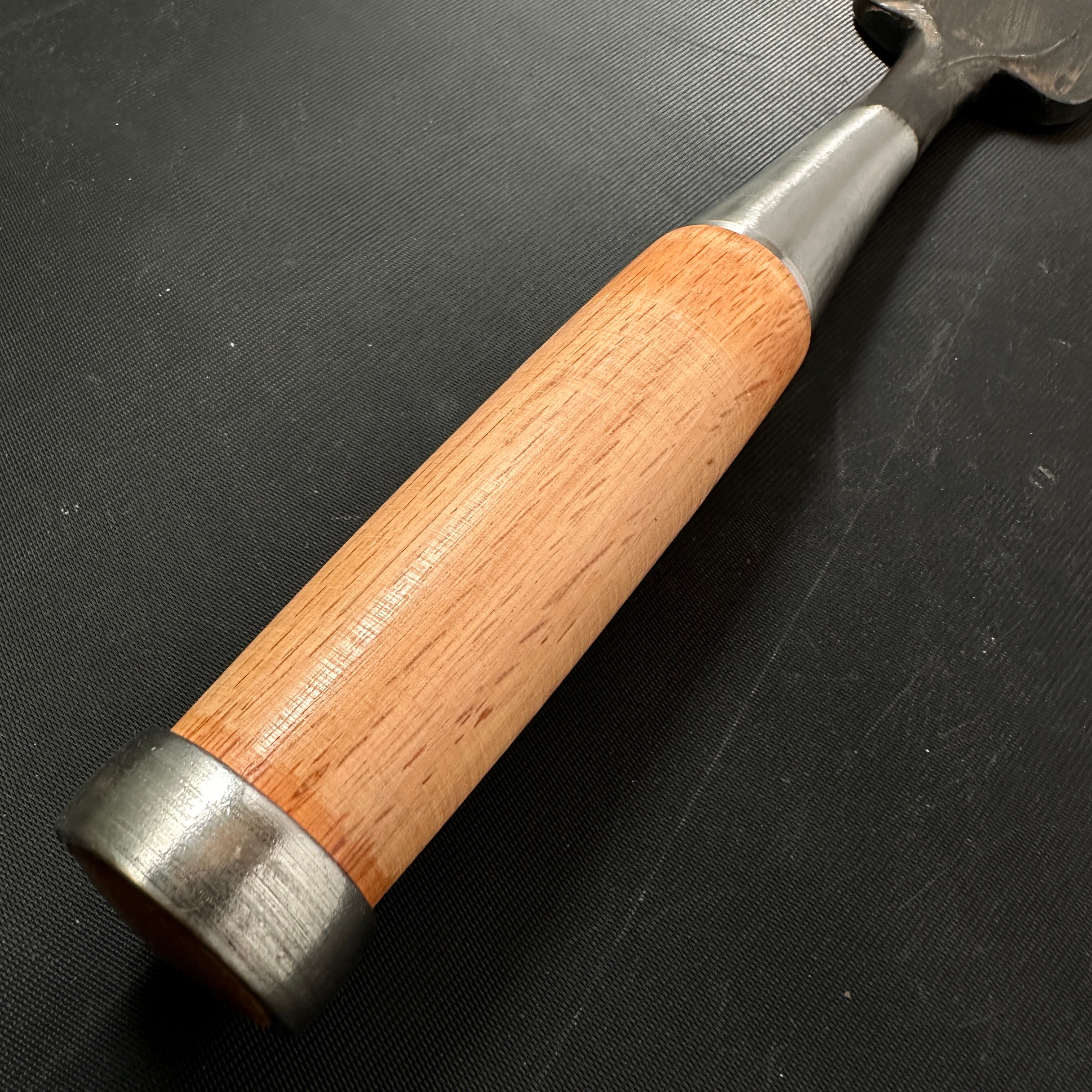 狐 叩鑿 赤樫柄 磯野信夫作 Old stock Kitsune Timber chisels with white steel by Isono Nobuo