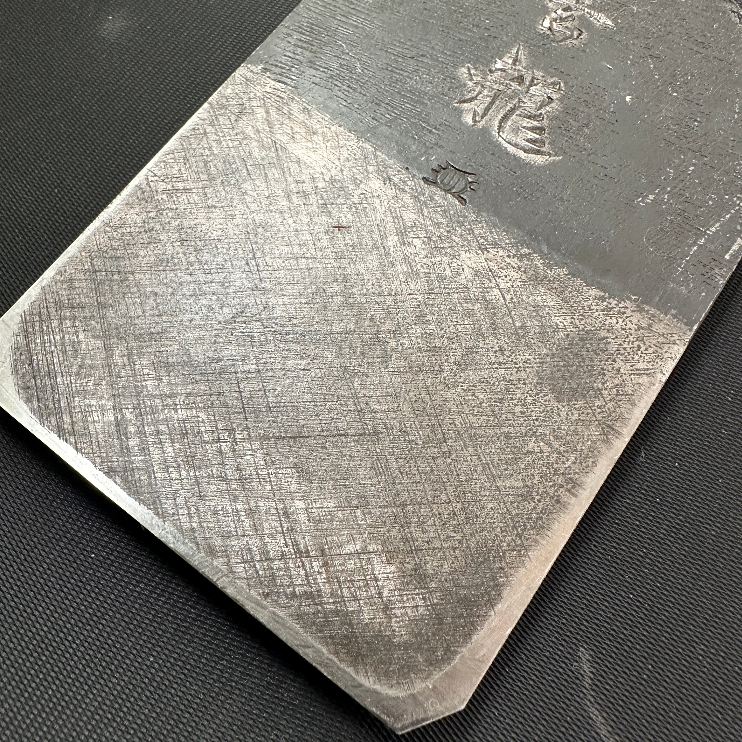 Genryu Smoothing PlaneBlade (Kanna) by Yamamoto Kensuke 4th  山本健介作 玄龍 仕上げ鉋刃  70mm