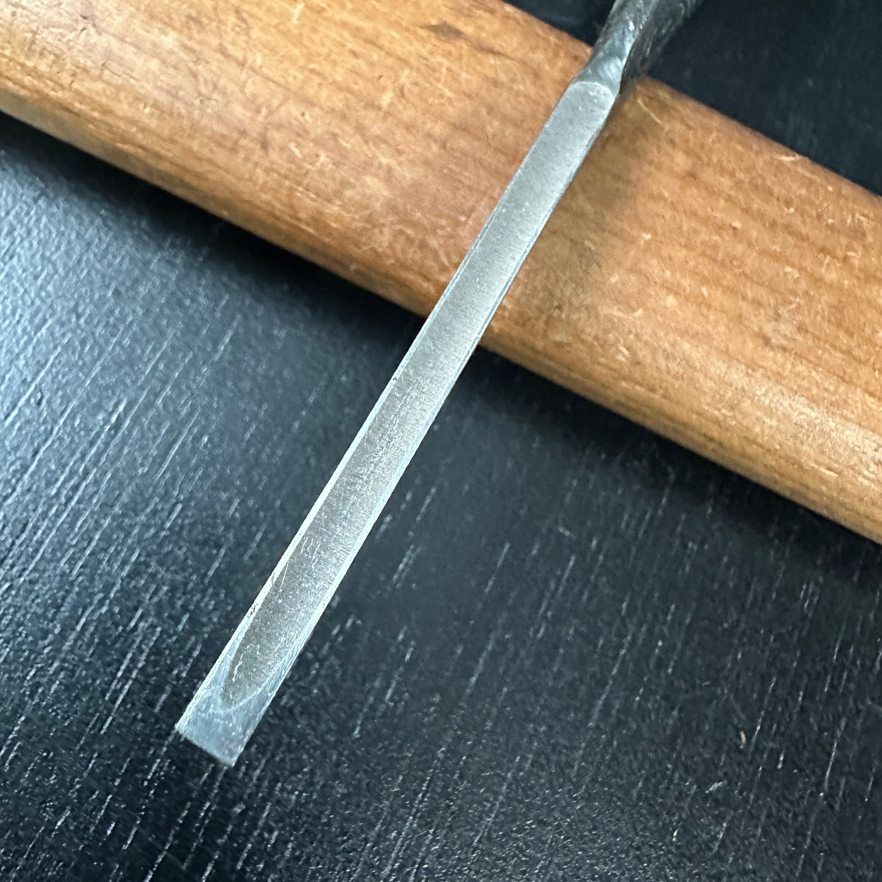 Tasai Mokume Special Dovetail Bench chisels 田斎作 木目 鎬追入鑿 赤樫柄