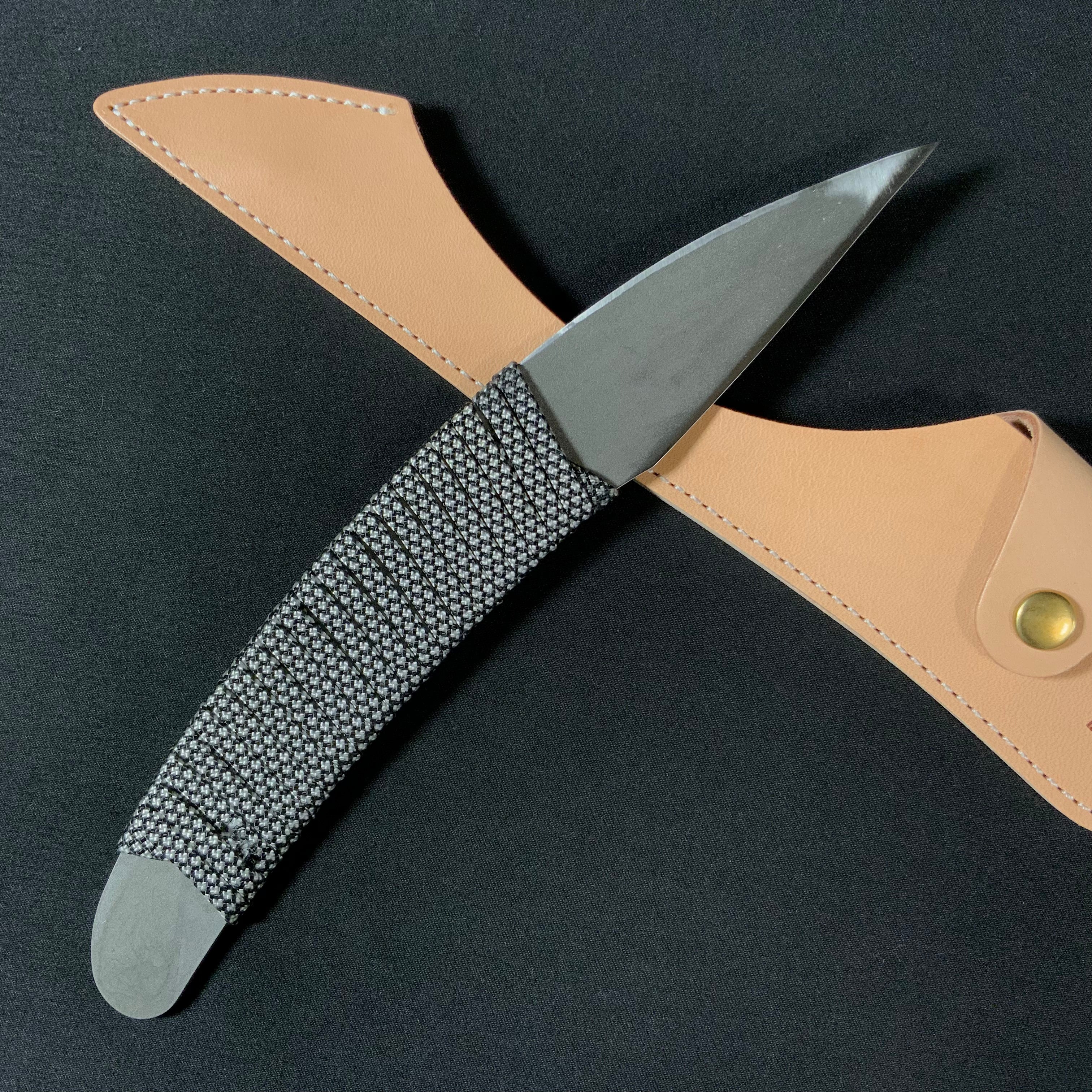 平常心 道 ハイス木彫小刀 ~忍び刀~ Ninja Knife by Heijoshin Michi High Speed Steel Kiridashi