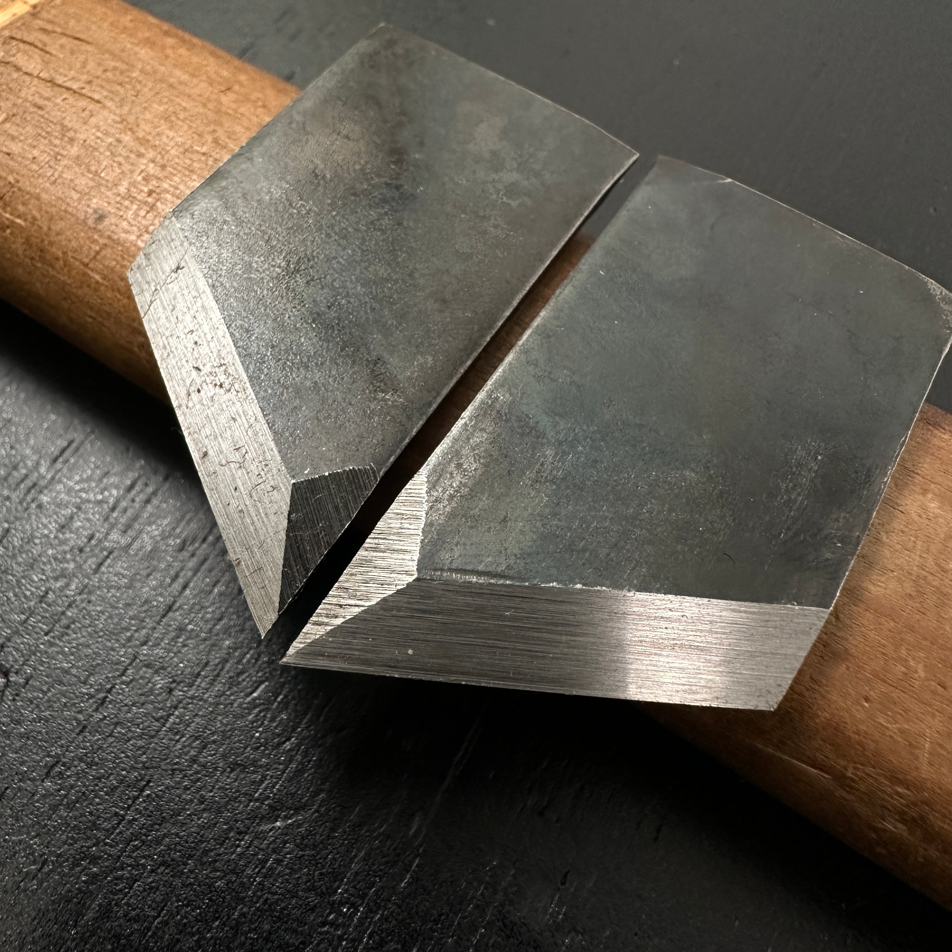 Tsunesaburo Small Rabbet Planes (Kiwa-Kanna) with blue steel 30mm 常三郎 豆際鉋 青紙鋼 5寸台 30mm