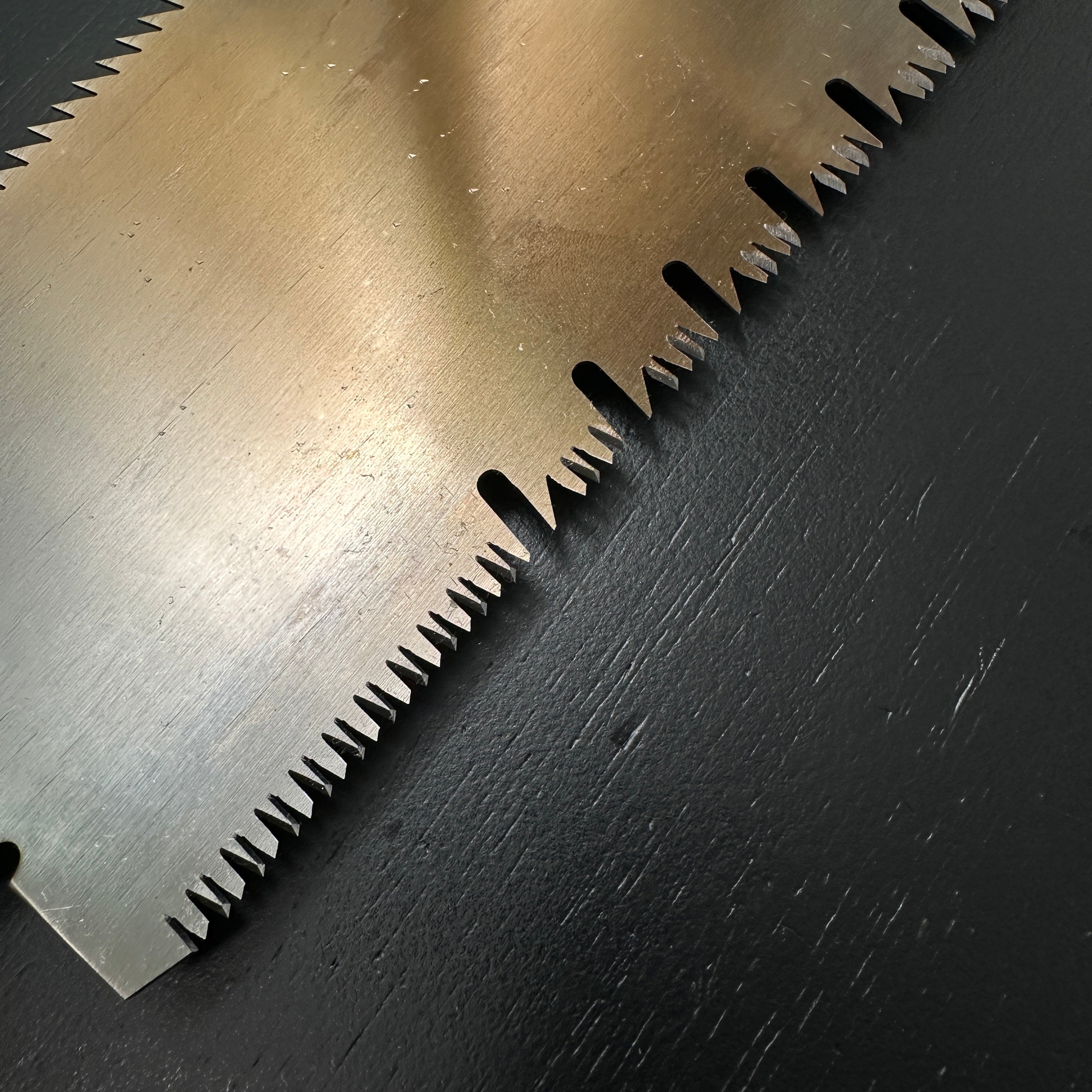 #188 Nagakatsu Double Edge Saw Eddy Type Handles set by Kurashige For Hard Wood 長勝鋸 渦巻き柄 両刃鋸 広葉材用 260mm