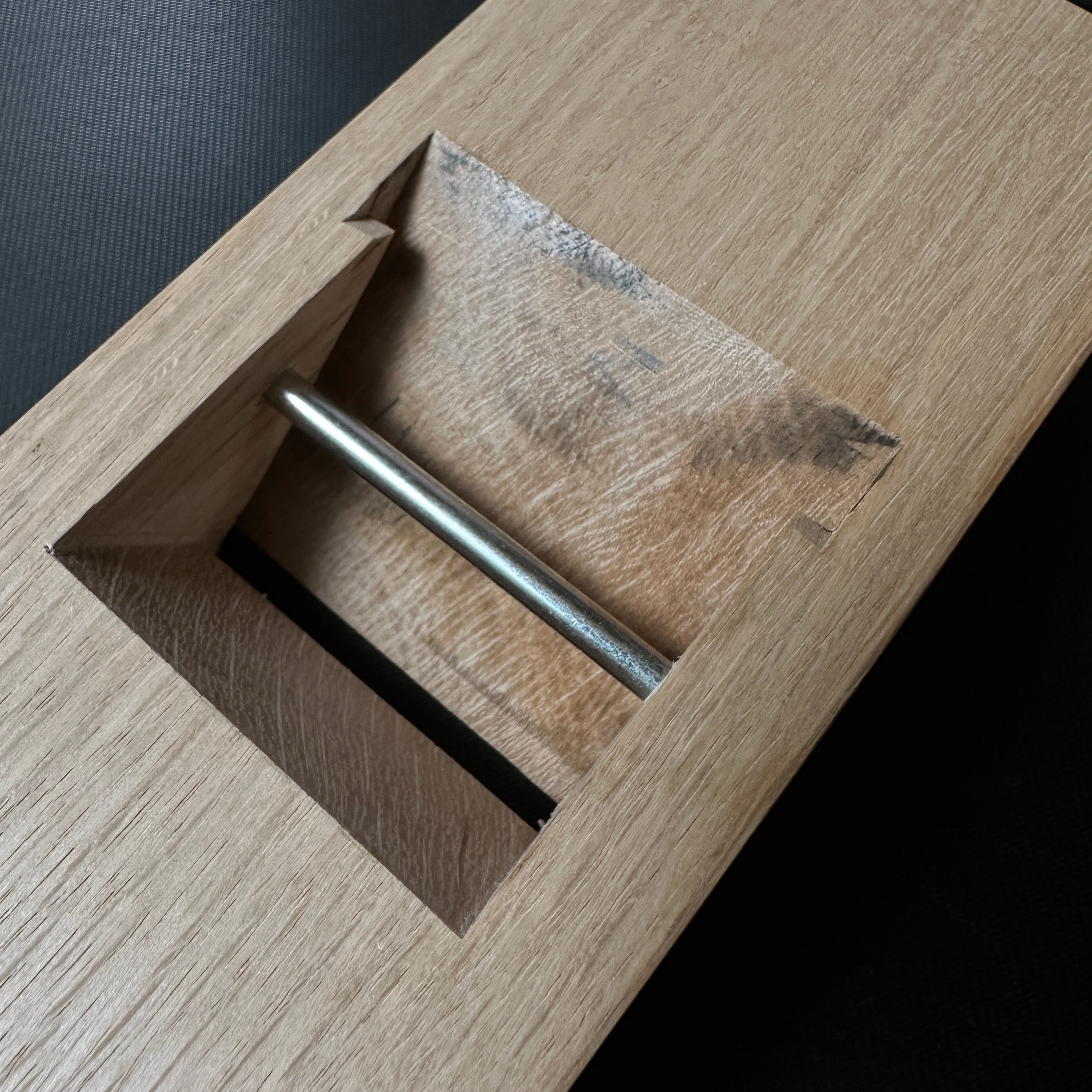 Old stock Yabane Smoothing Plane (Kanna) by Ishido Master 石堂輝秀作 矢羽根鉋 仕上げ鉋 42mm 48mm