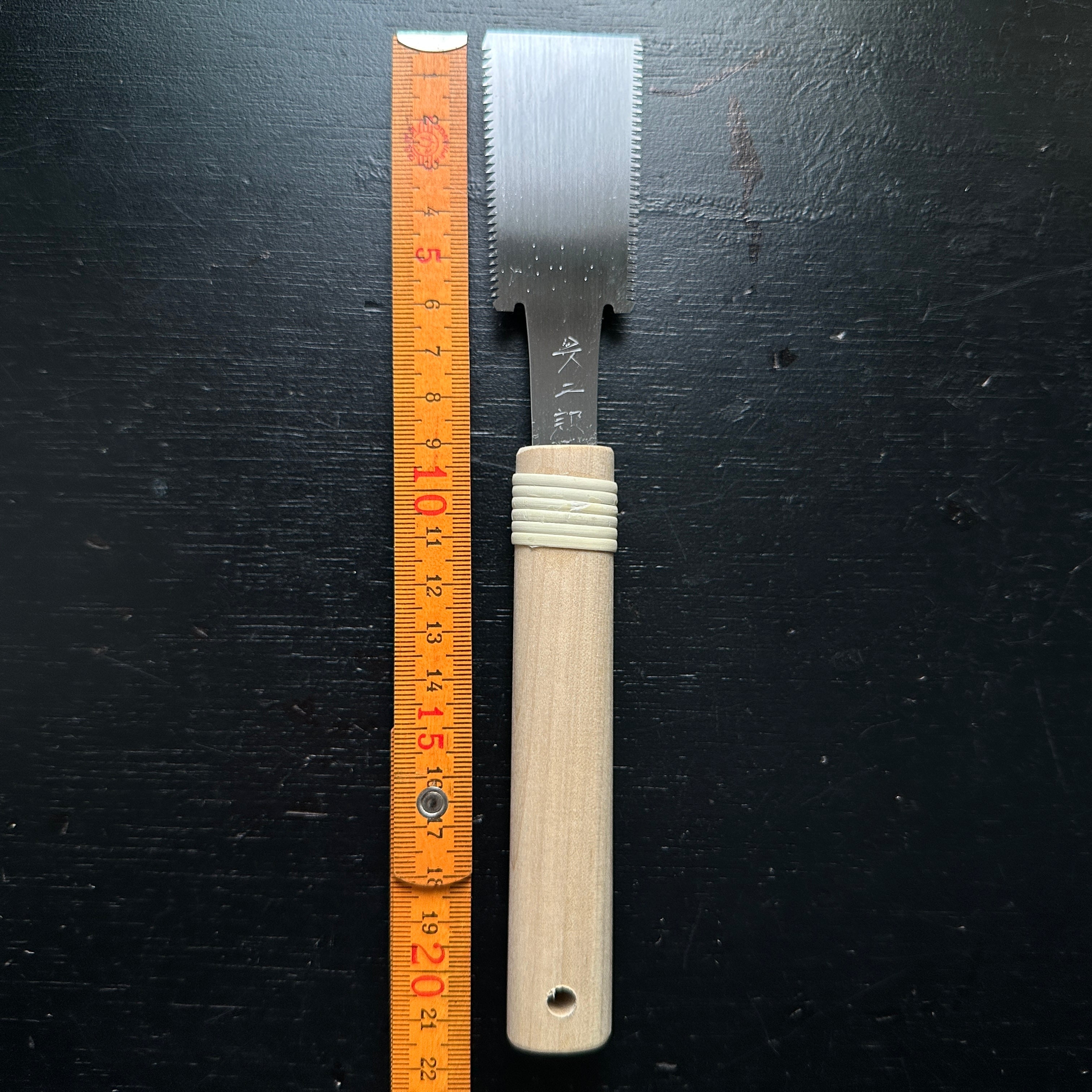 Ready to use Chojiro Mini Japanese Double Edge (Ryoba) Saw 長二郎 目立て済み ミニ両刃鋸 縦横挽き 60mm