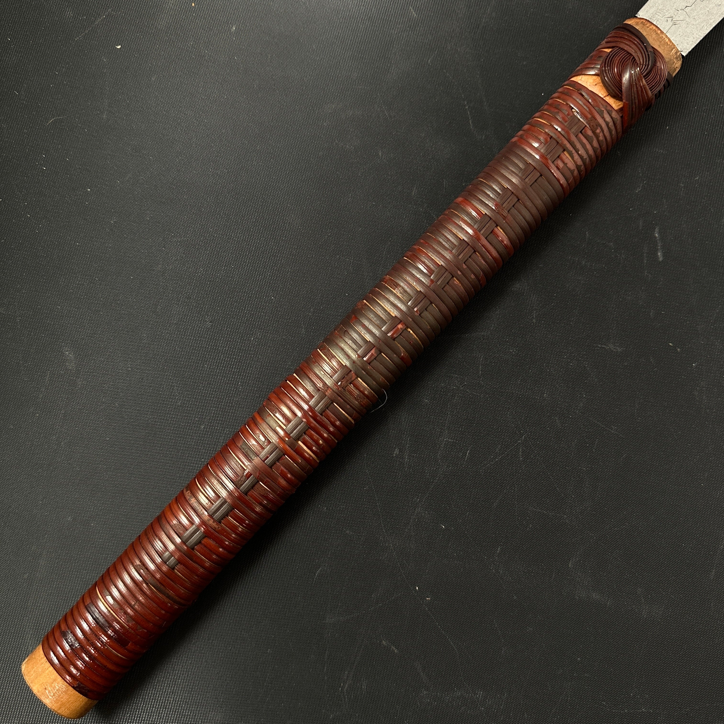 #92 Nagakatsu Double Edge (Ryoba) Saw with Eddy Type Handles For Soft Wood 長勝鋸 両刃鋸 渦巻き柄 針葉材用 245mm