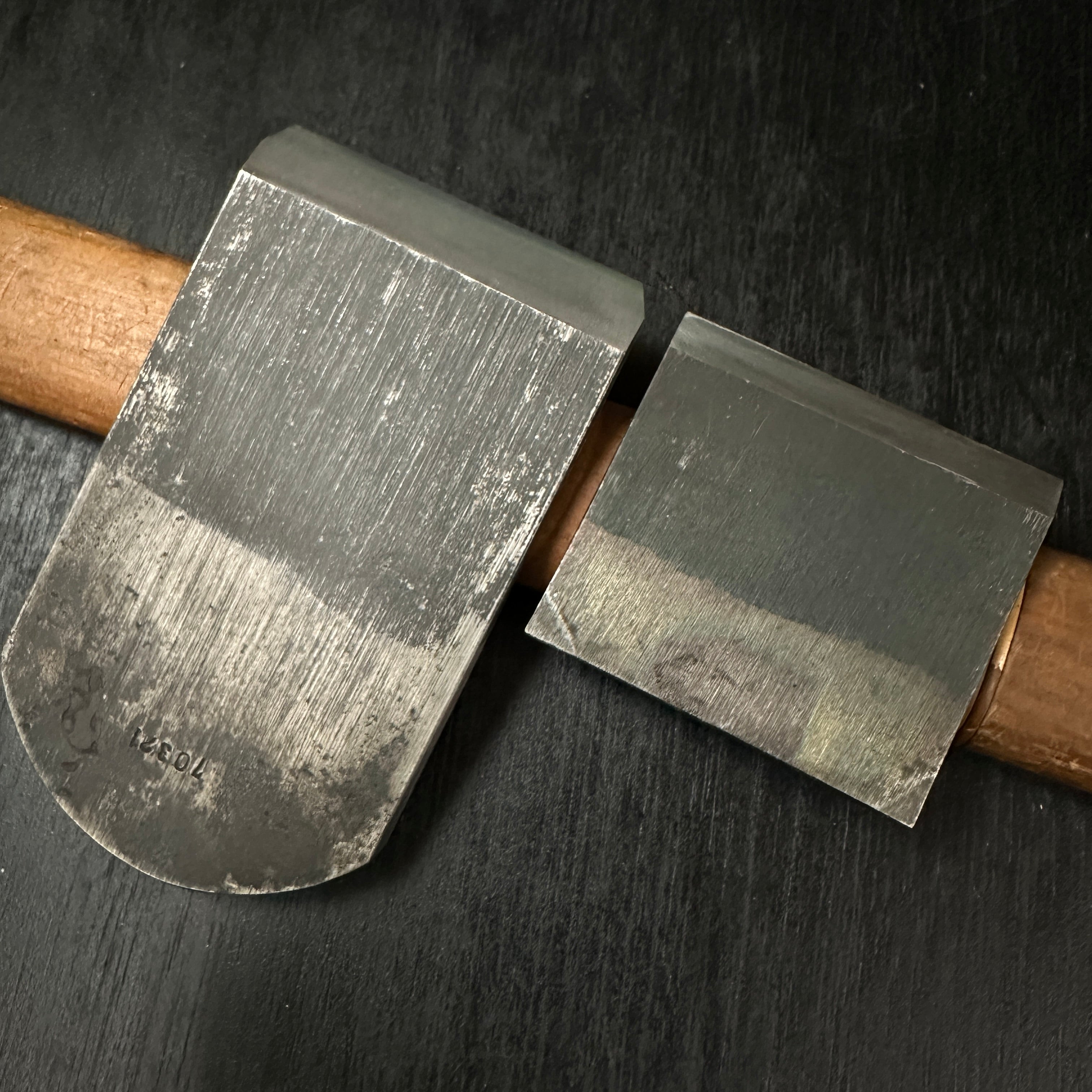 #1 Old stock Nobekuni Smoothing Plane (Kanna) by Chiyotsuru Nobekuni 掘出し物 三代目千代鶴作 延國 仕上げ鉋 70mm