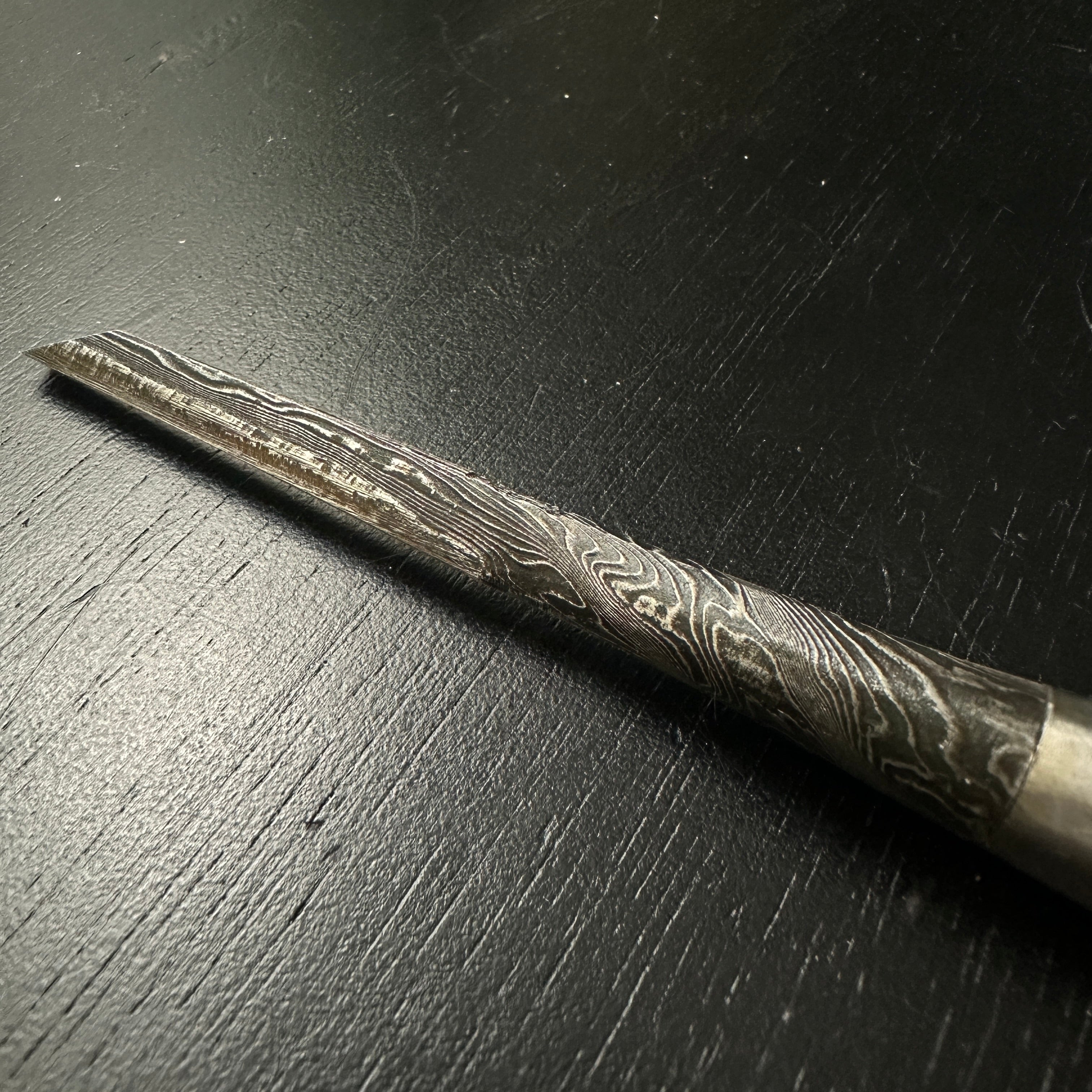 Tasai Mokume Special Dovetail Bench chisels 田斎作 木目 鎬追入鑿 赤樫柄