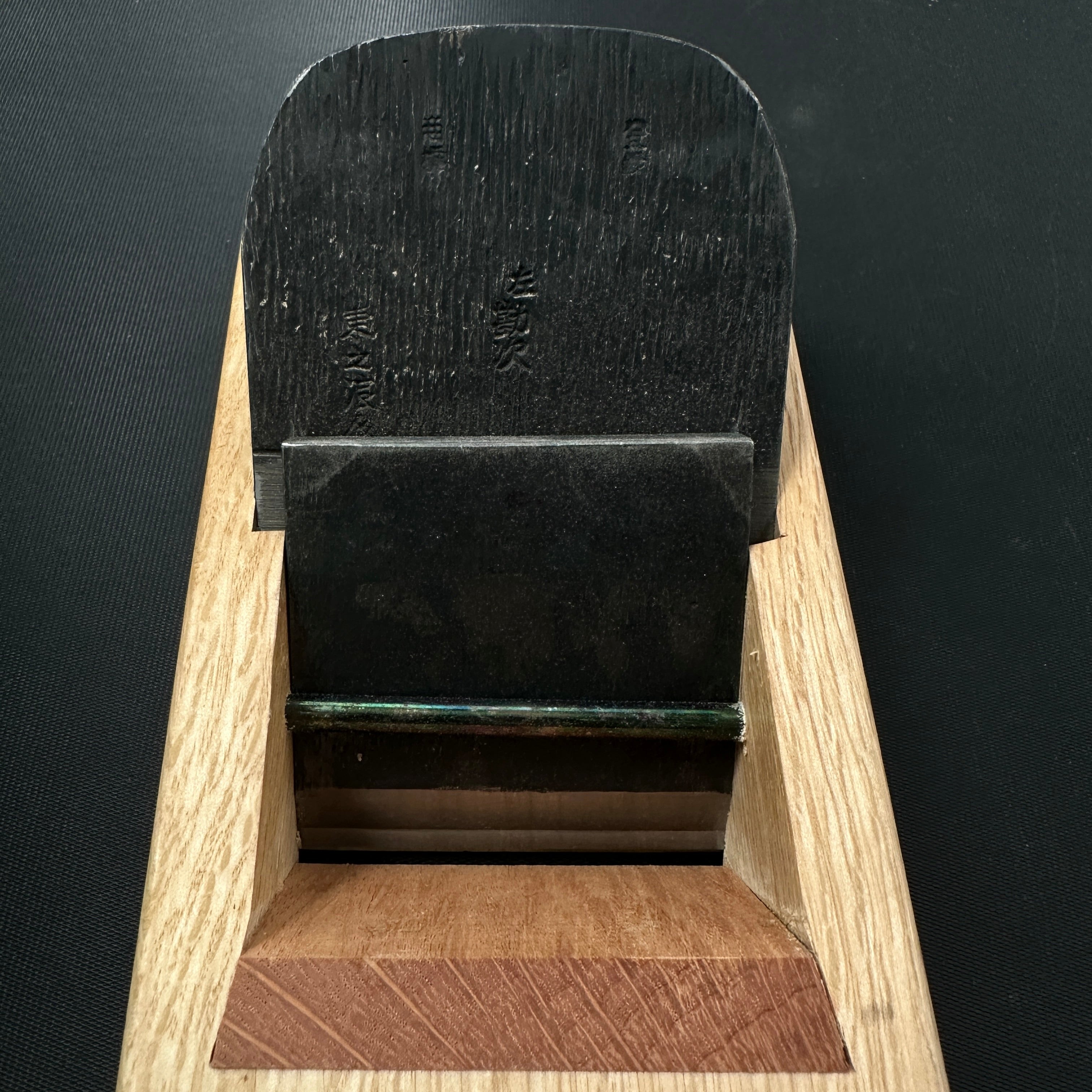 #3 Hidarikanji Smoothing Plane (Kanna) by Tanaka shougo 左勘次 田中昭吾作 仕上げ鉋 口埋め台70mm