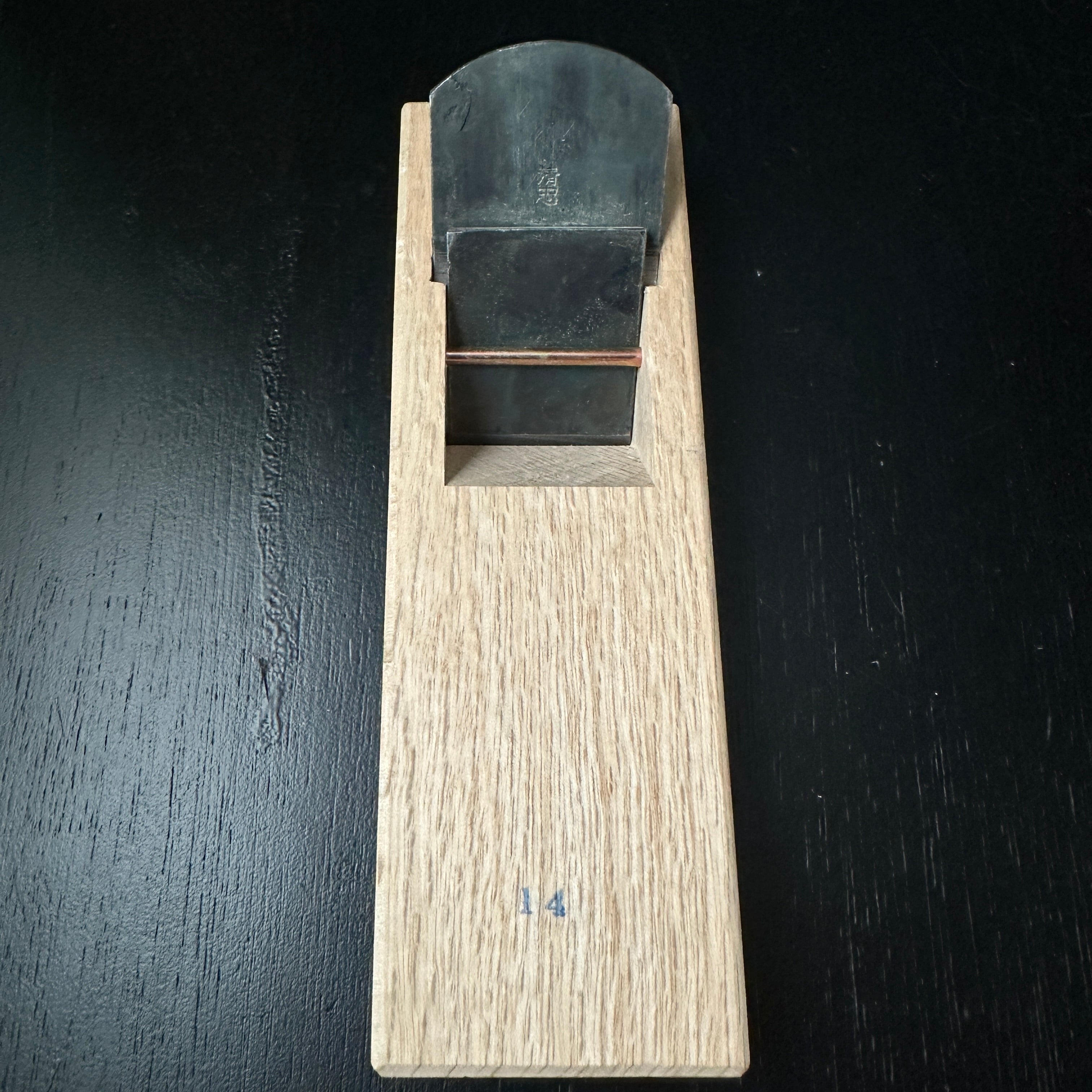 Old stock Kiyotada Wholesaler stamp Small Plane with Blue steel 清忠(問屋銘・水平屋)豆平鉋