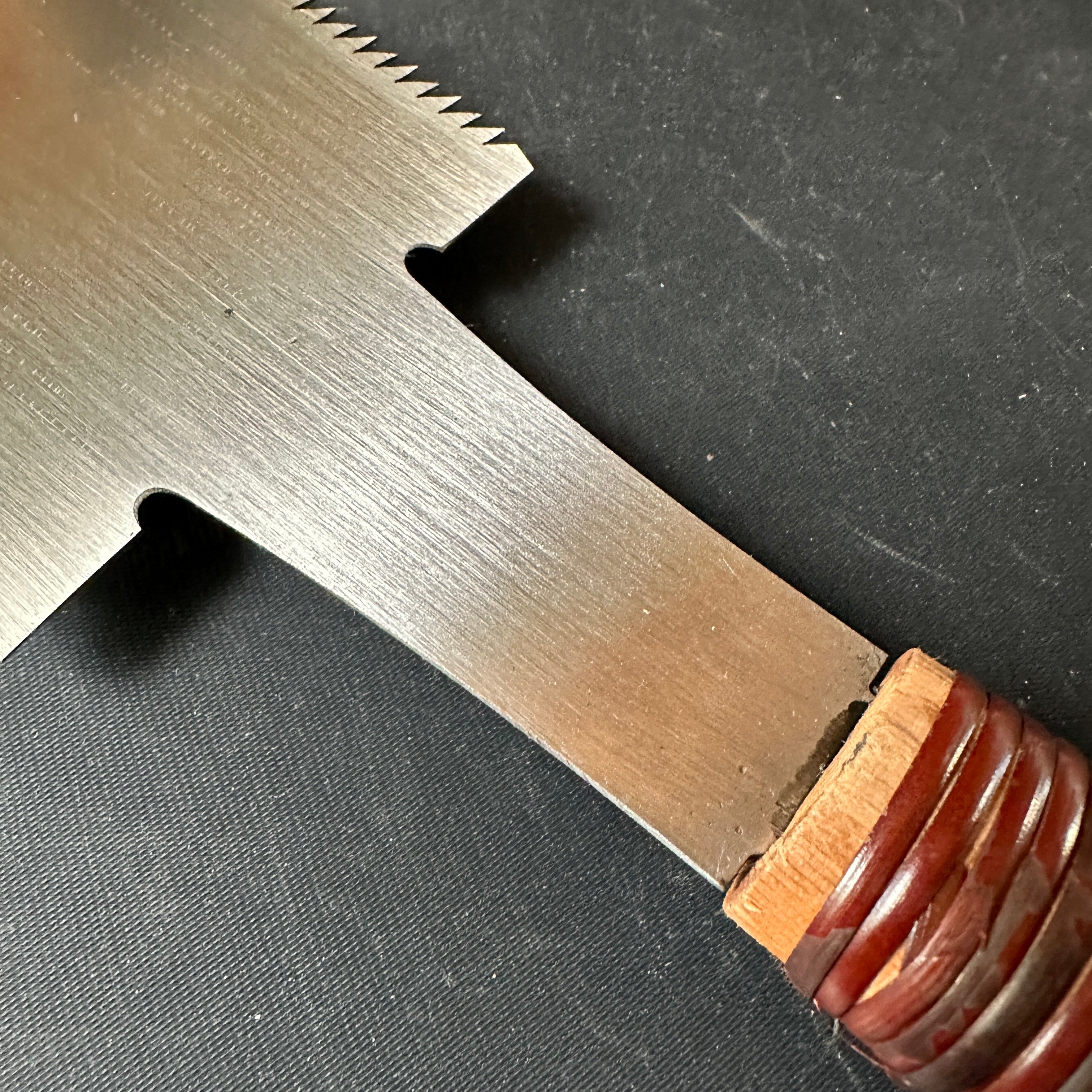 #69 Nagakatsu Double Edge (Ryoba) Saw with Eddy Type Handles For Hard Wood 長勝鋸 両刃鋸 渦巻き柄 広葉材用 270mm