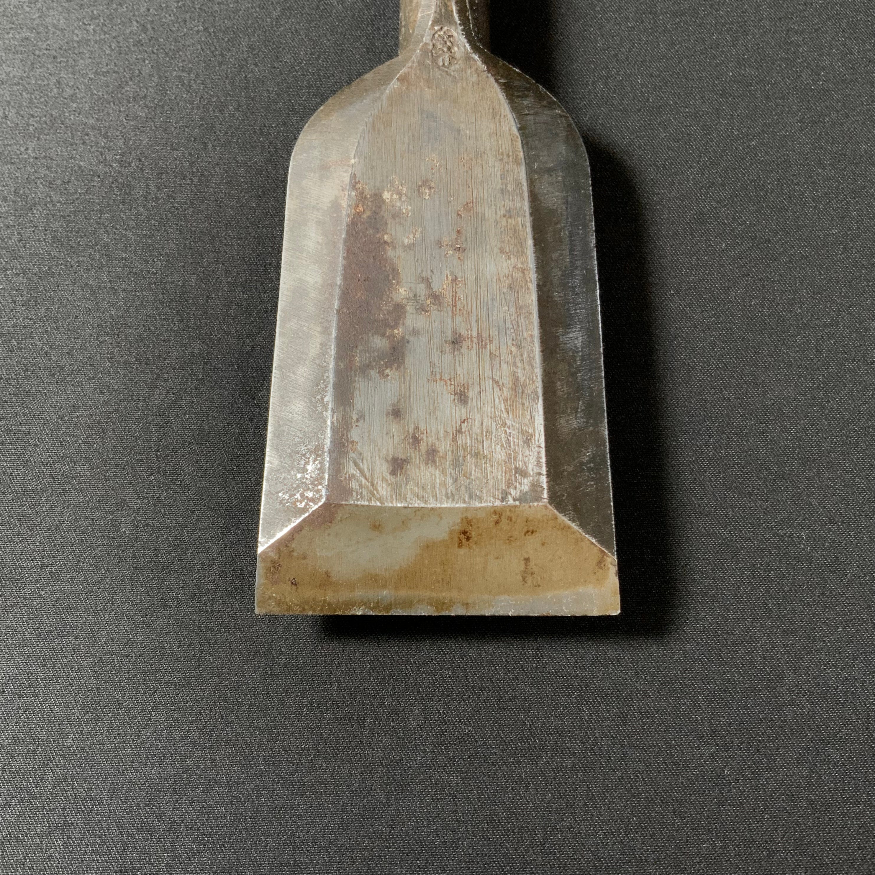 掘出し物 二代目左久作 叩き鑿 池上喬庸作 48mm #3 Old stock Hidari Hisasaku 2rd Timber chisels by Ikegami Takanobu Tatakinomi