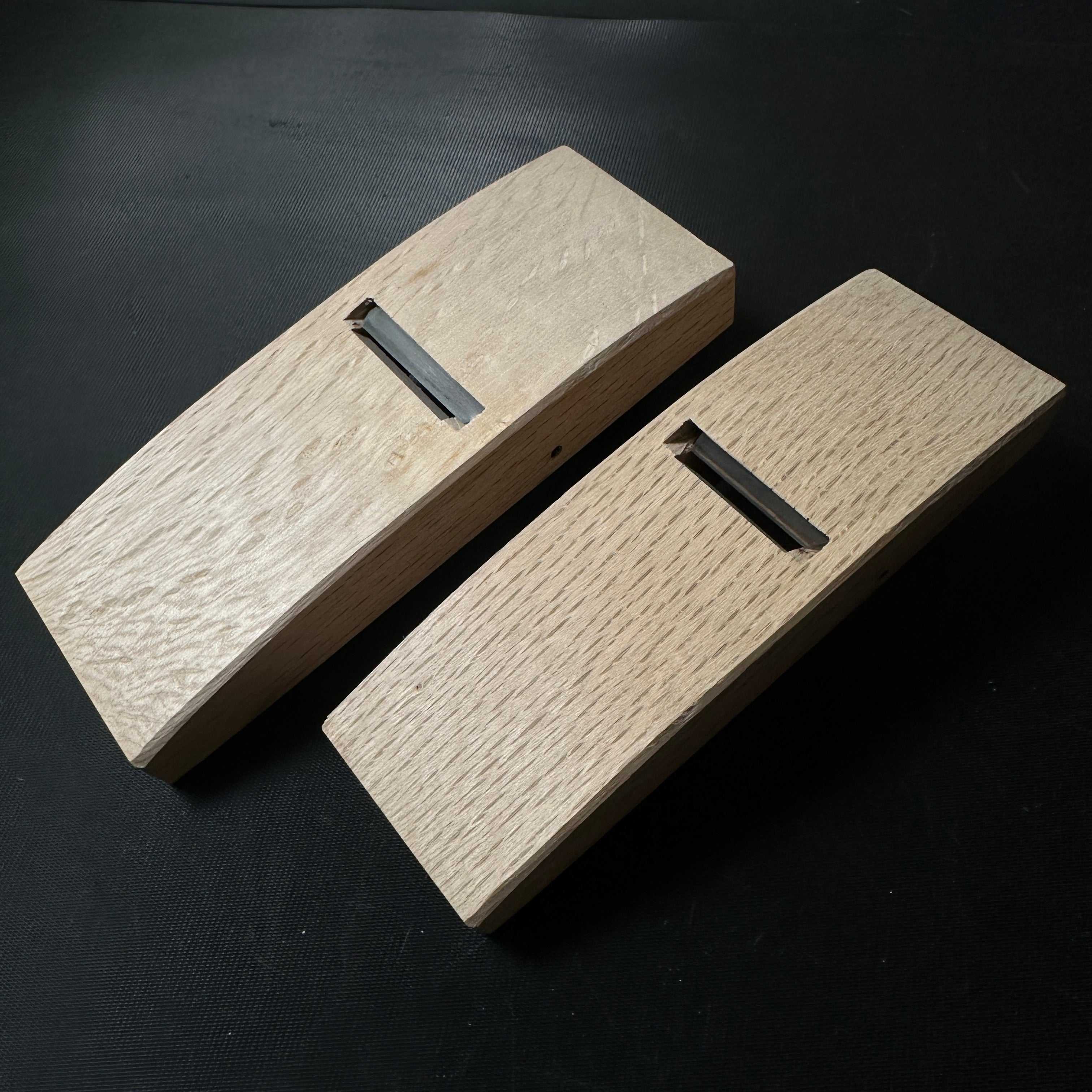 Kuniaki mini compass plane with Blue steel 30mm 36mm. 國明 豆反鉋 青紙鋼