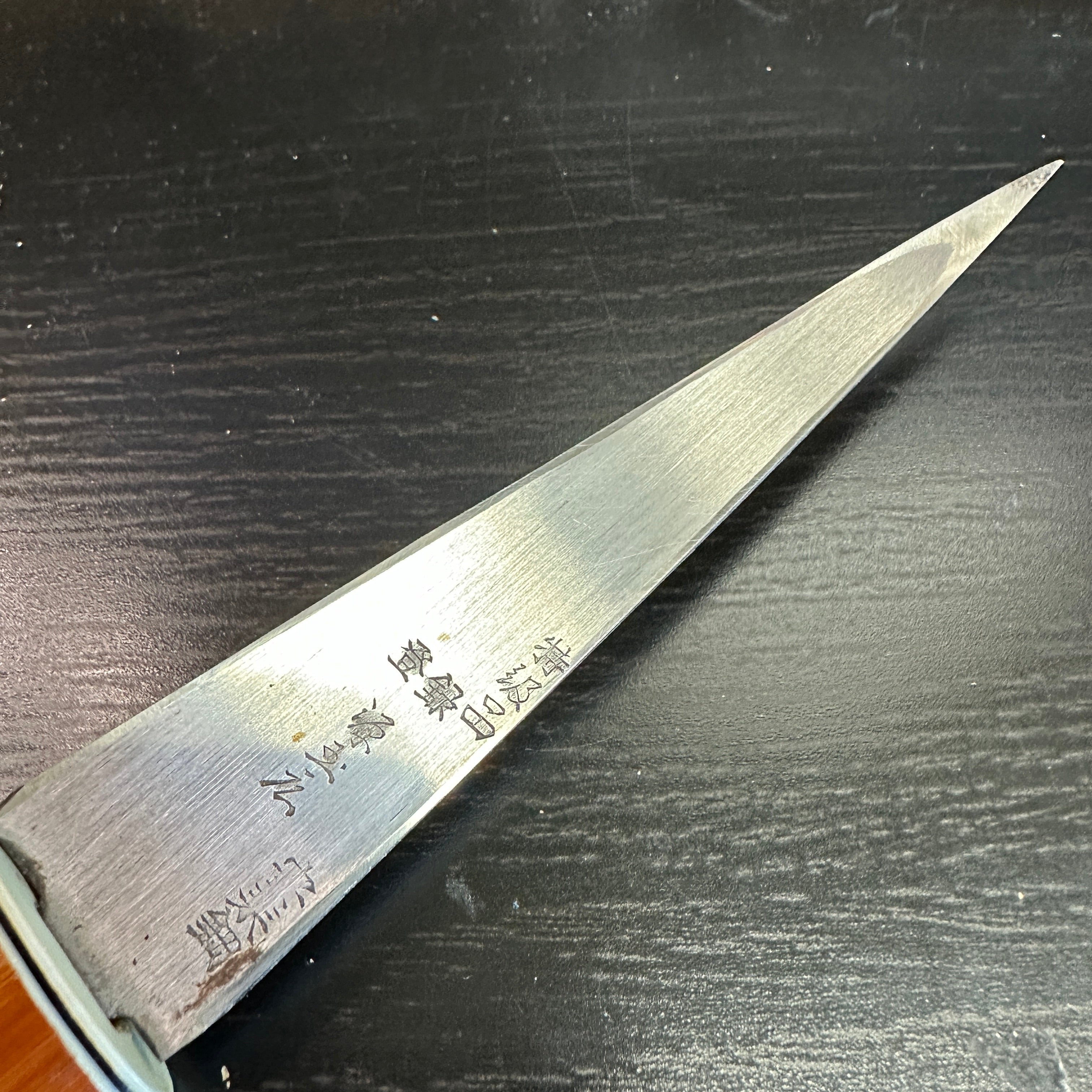 Old stock minamototono masahiro Kuri Kokatana with Yasuki steel Right 掘出し物 源正広 繰り小刀 右 120mm
