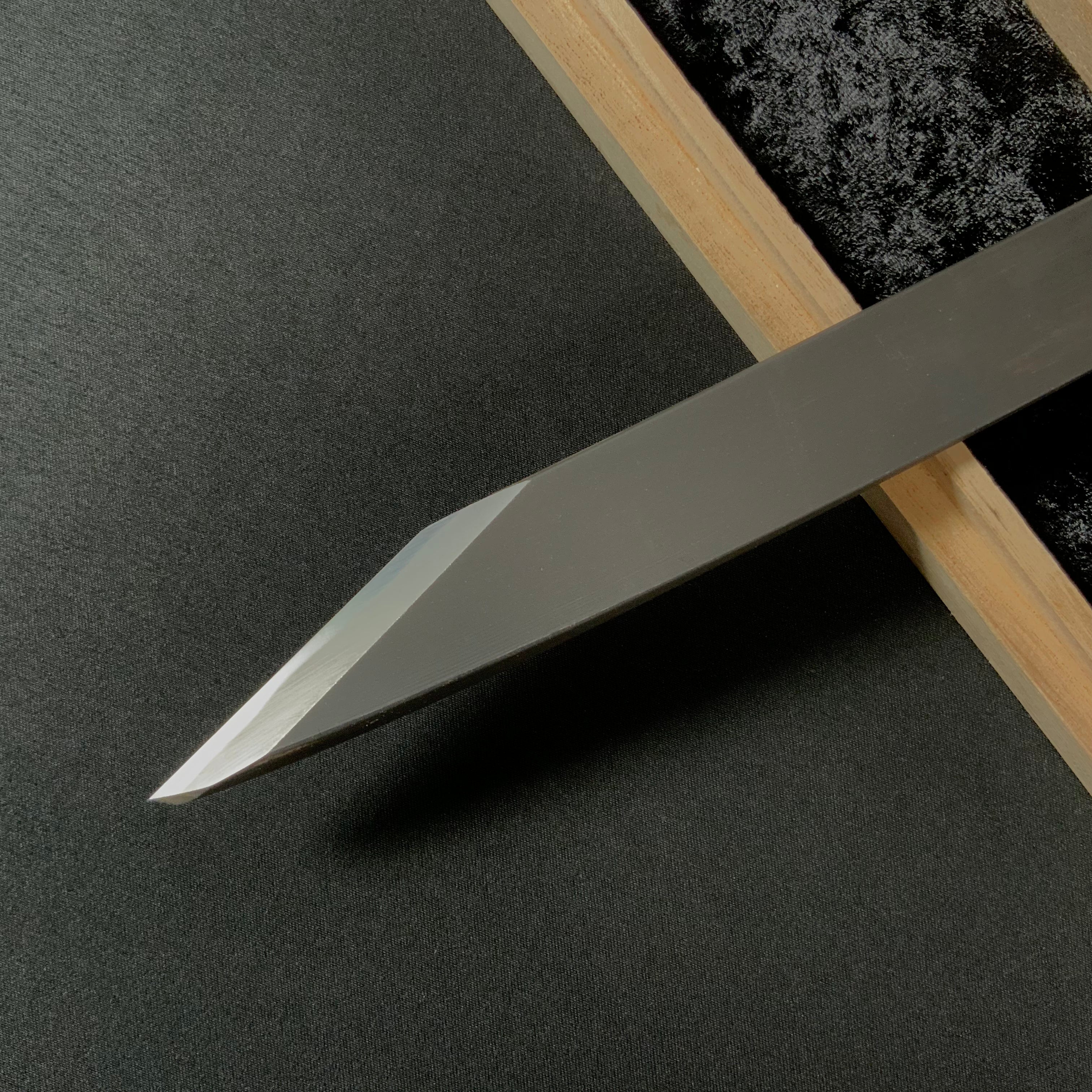 未 岩崎重義作 切出し小刀 21mm 右 Mi Kiridashi Knife by Shigeyoshi Iwasaki Right hand