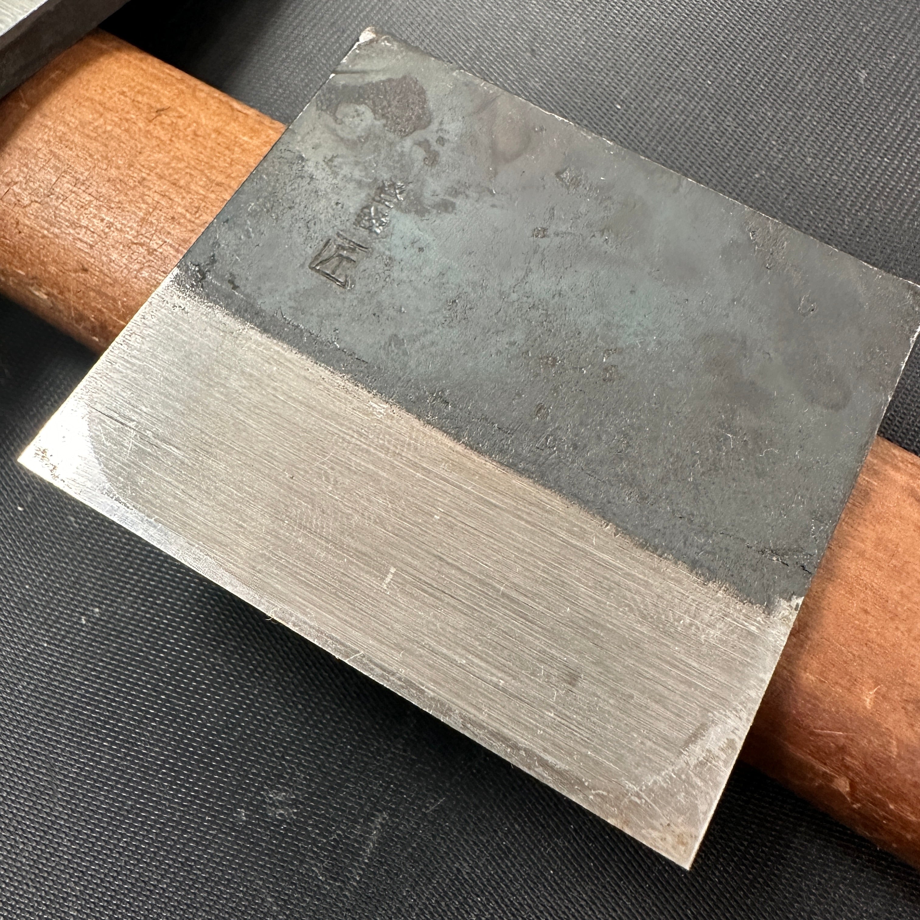 Old stock Toryo Smoothing Plane (Kanna) by Inoi Kiyoji 掘出し物 猪井清次氏 棟梁 仕上げ鉋 70mm