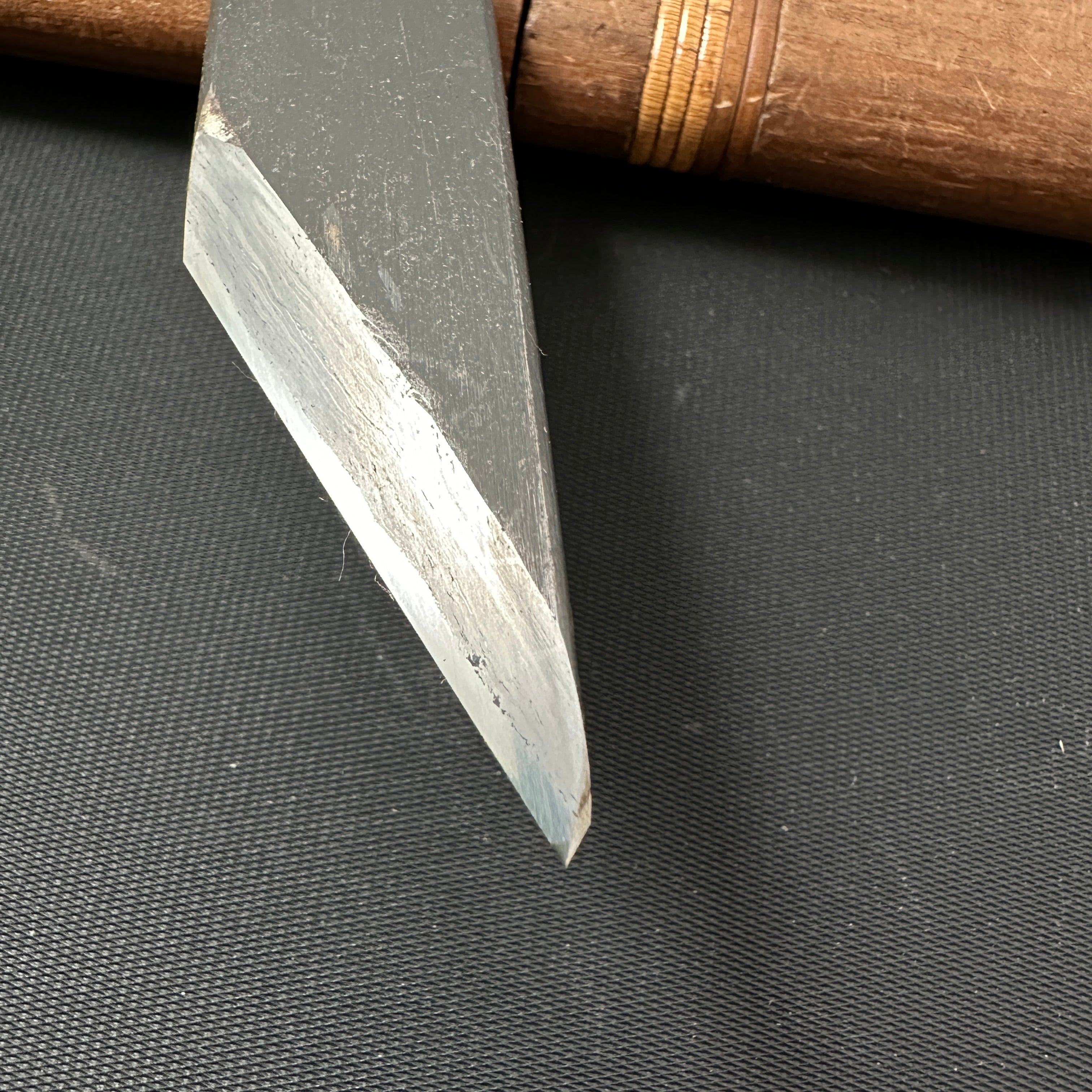 Old stock Ishido Kiridashi by Ishido Teruhide Right hand #2 掘出し物 石堂輝秀 切出し小刀 21mm