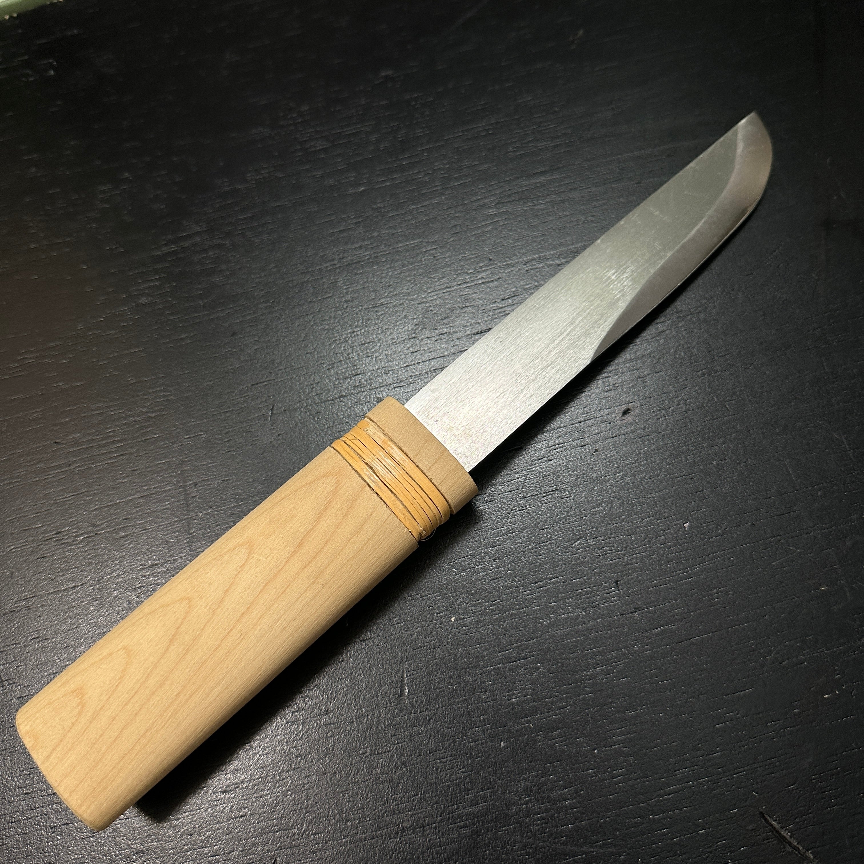 Old stock Baishinshi Kyoshiya Kokatana / 掘出し物 國光 梅心子 手打 経師屋小刀 右