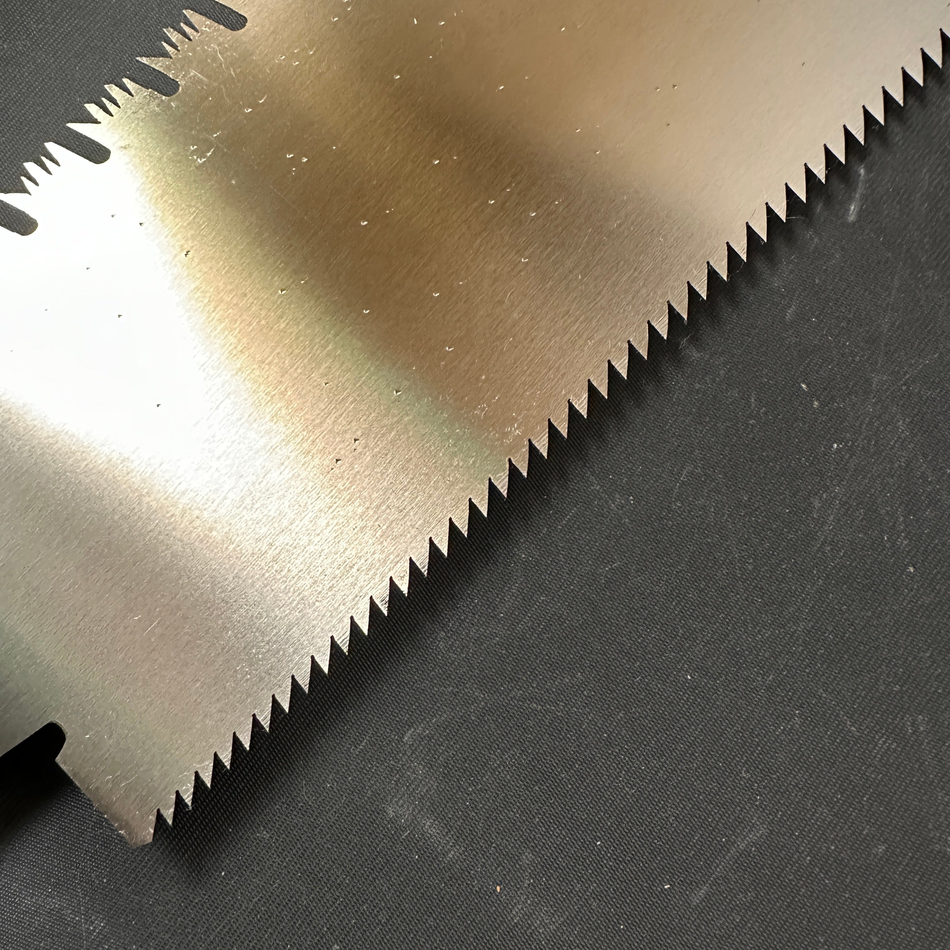 #96 Nagakatsu Double Edge (Ryoba) Saw with Eddy Type Handles For Soft Wood 長勝鋸 両刃鋸 渦巻き柄 針葉材用 295mm