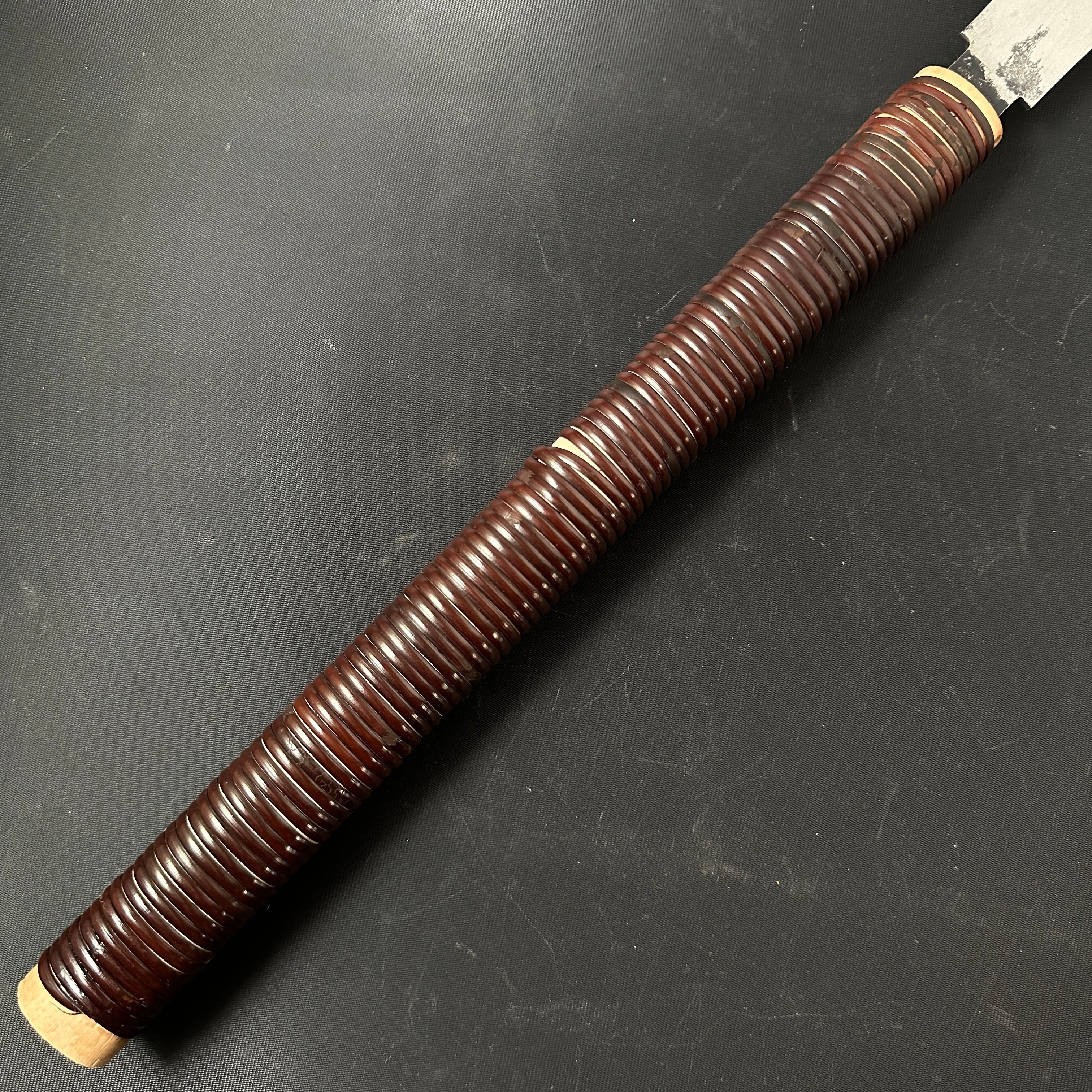 #96 Nagakatsu Double Edge (Ryoba) Saw with Eddy Type Handles For Soft Wood 長勝鋸 両刃鋸 渦巻き柄 針葉材用 295mm