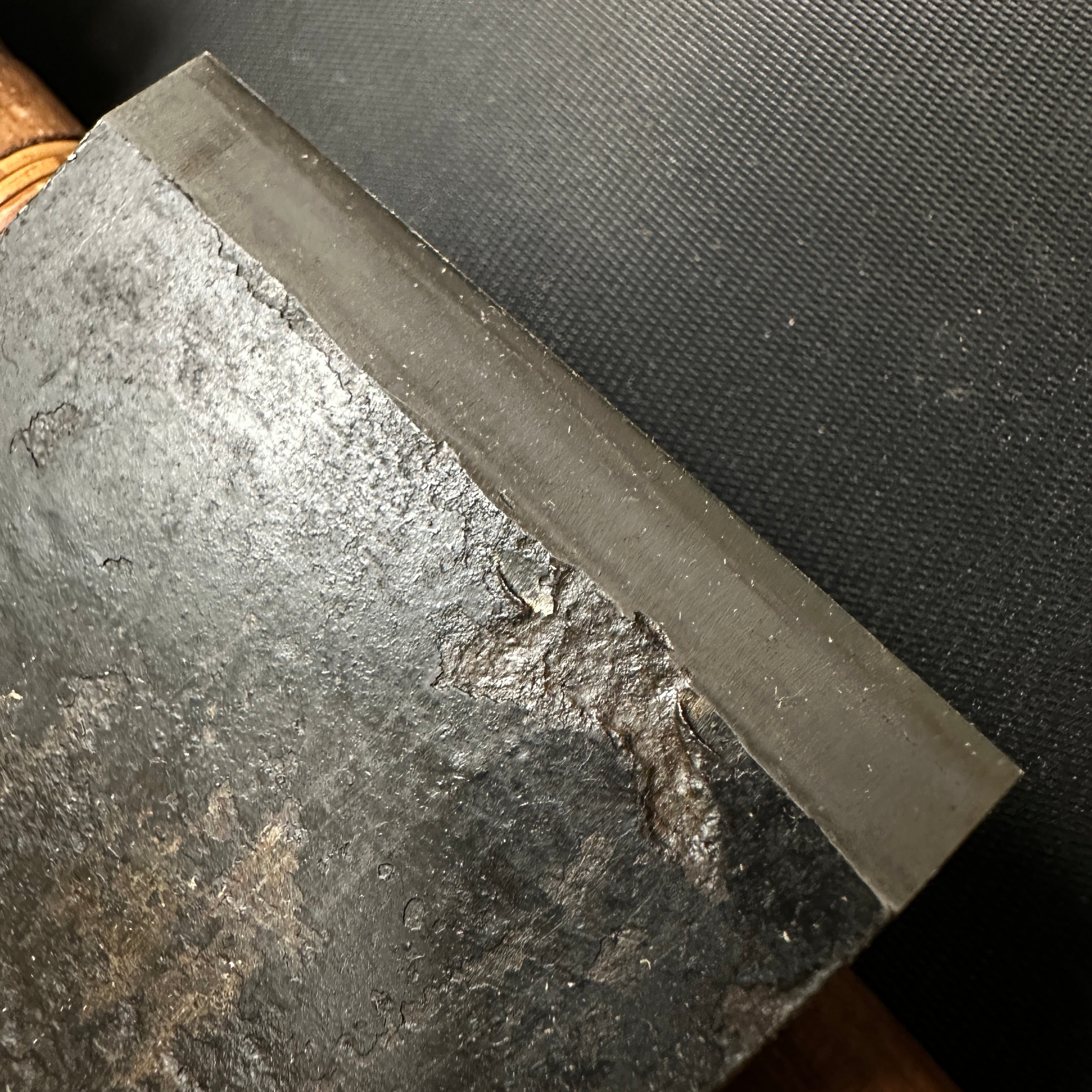 #1 Old stock Otokozakari Smoothing Plane (Kanna) by Tsutsumitomoichi 掘出し物 堤朋一作 男盛 仕上げ鉋 70mm