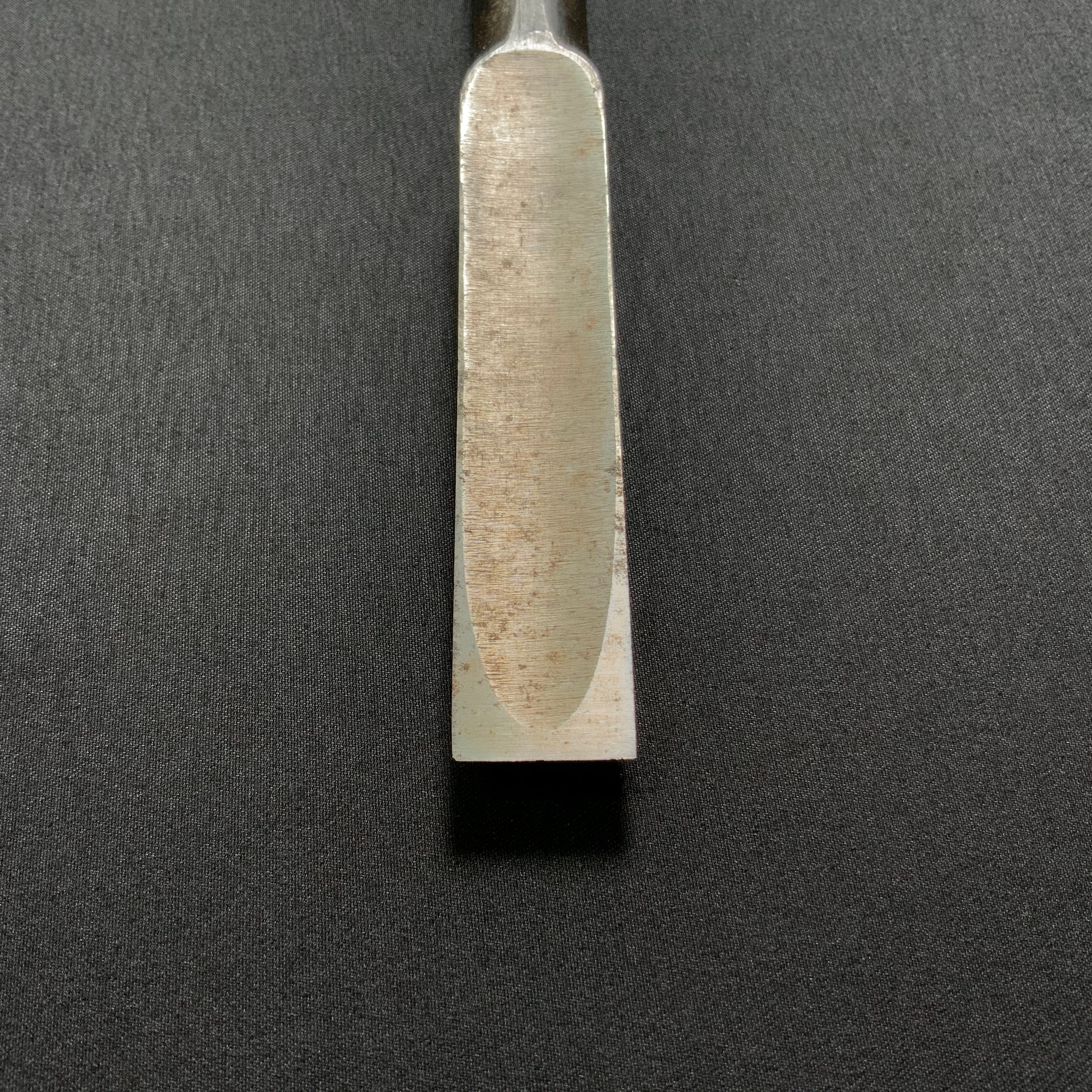 掘出し物 二代目左久作 叩き鑿 池上喬庸作 18mm #1 Old stock Hidari Hisasaku 2rd Timber chisels by Ikegami Takanobu Tatakinomi