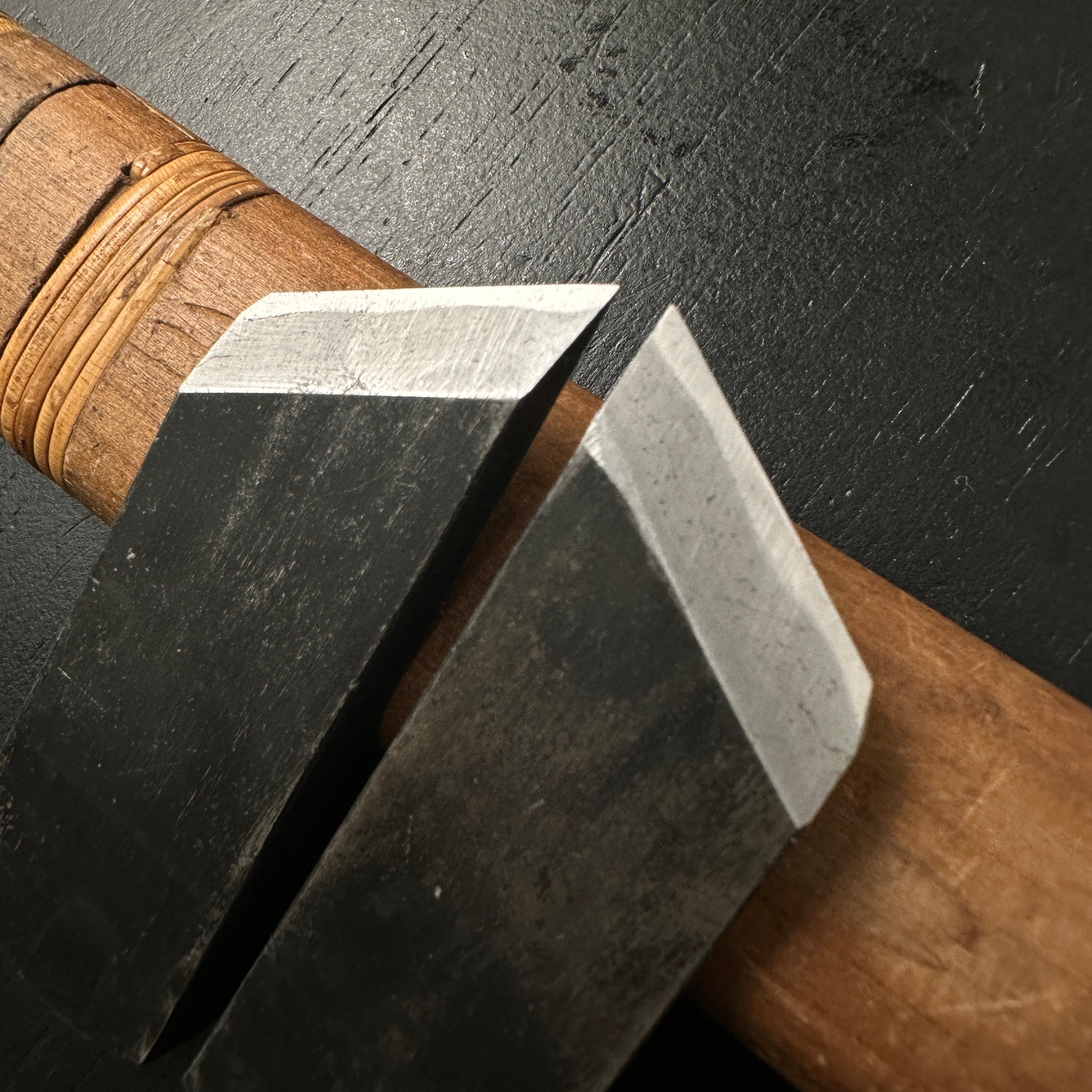 Tenhiro Mini Rabbet Planes by Seikichi Sekikawa with blue steel 24mm 関川誠吉作 豆際鉋 天弘 青紙一号鋼