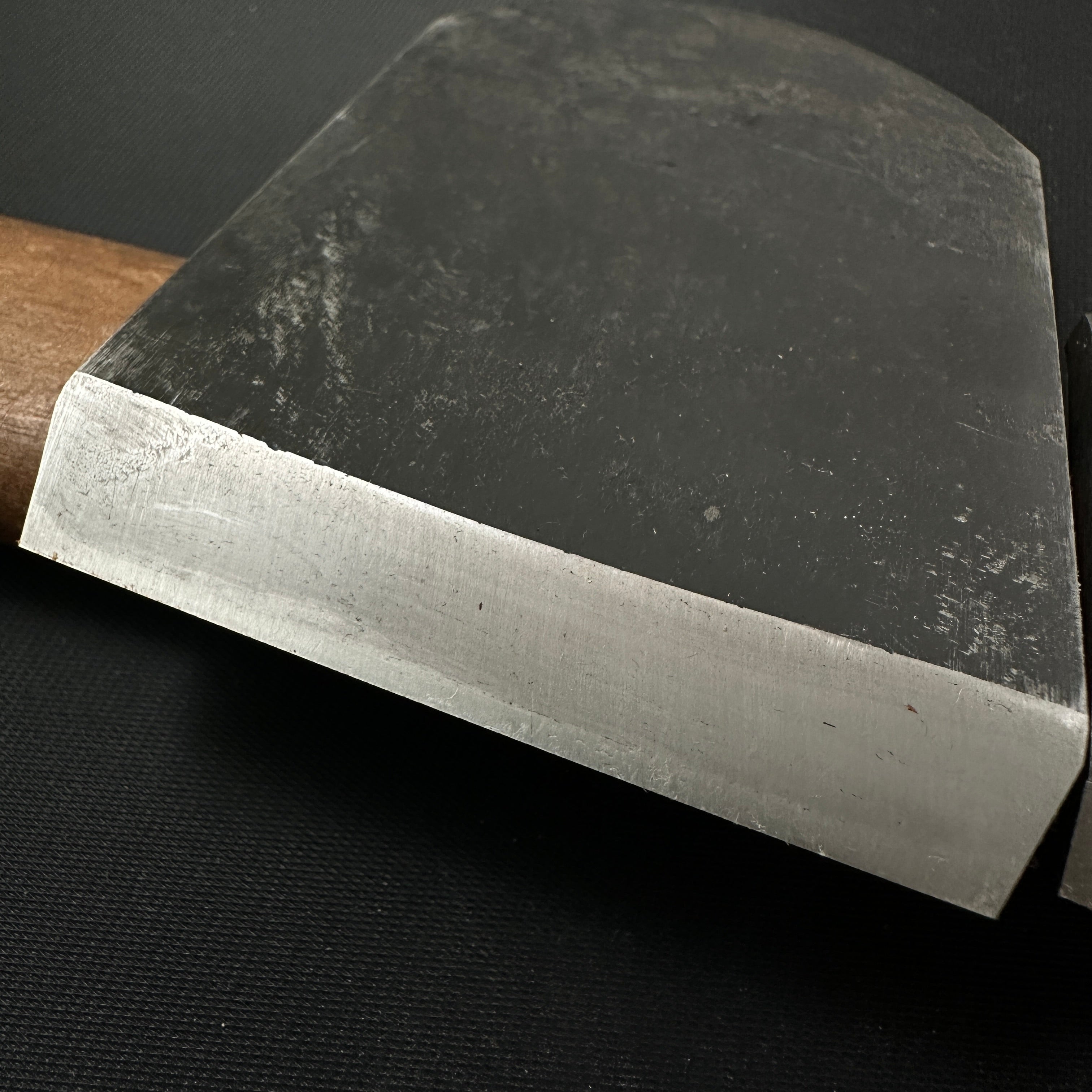 Hakuzen Smoothing PlaneBlade(Kanna) by Seisuke Mizuno 水野清介作 特注 白扇 仕上げ鉋刃 70mm