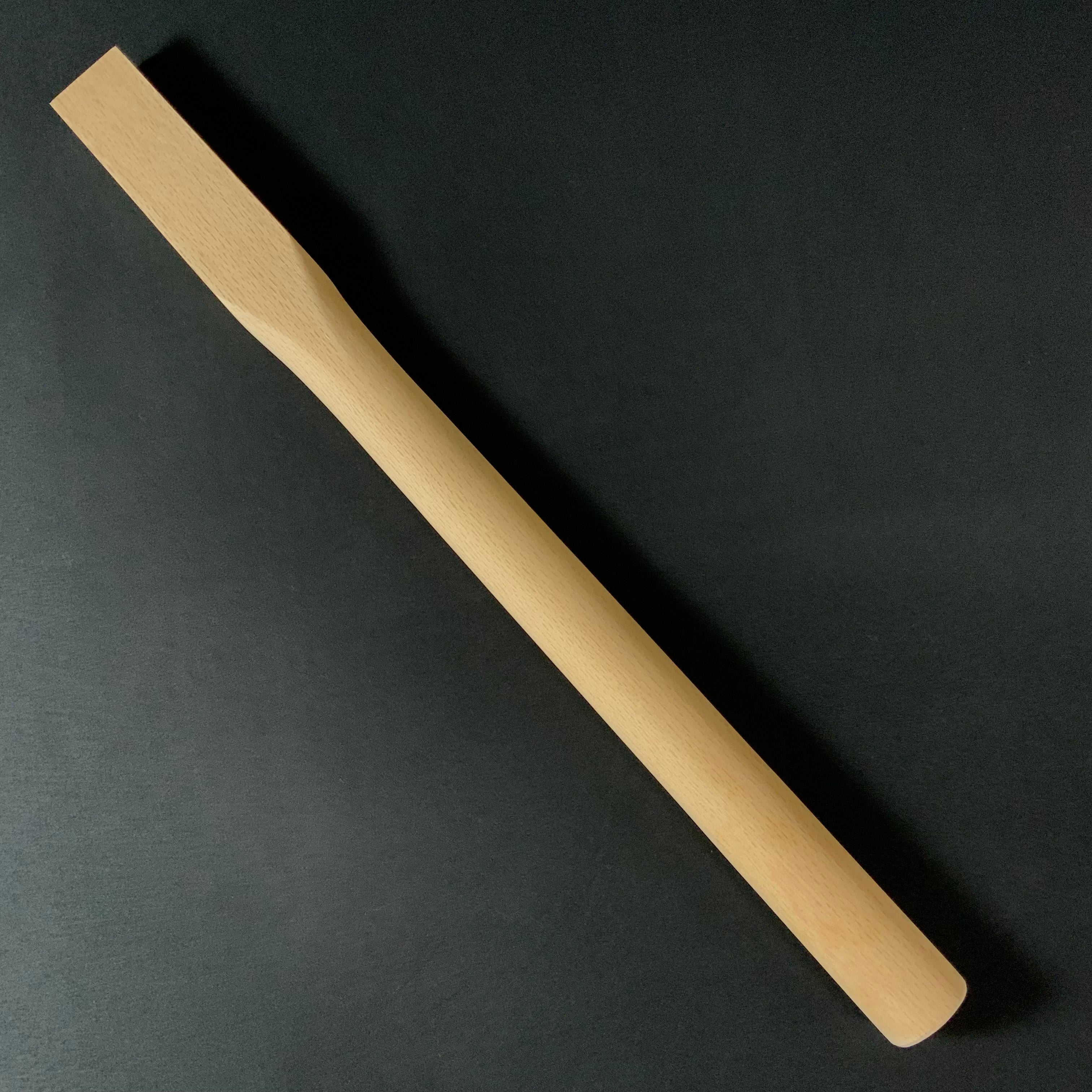 白樫 仮枠玄能柄 450mm Japanese Kariwaku hammer handles by Japanese white oak