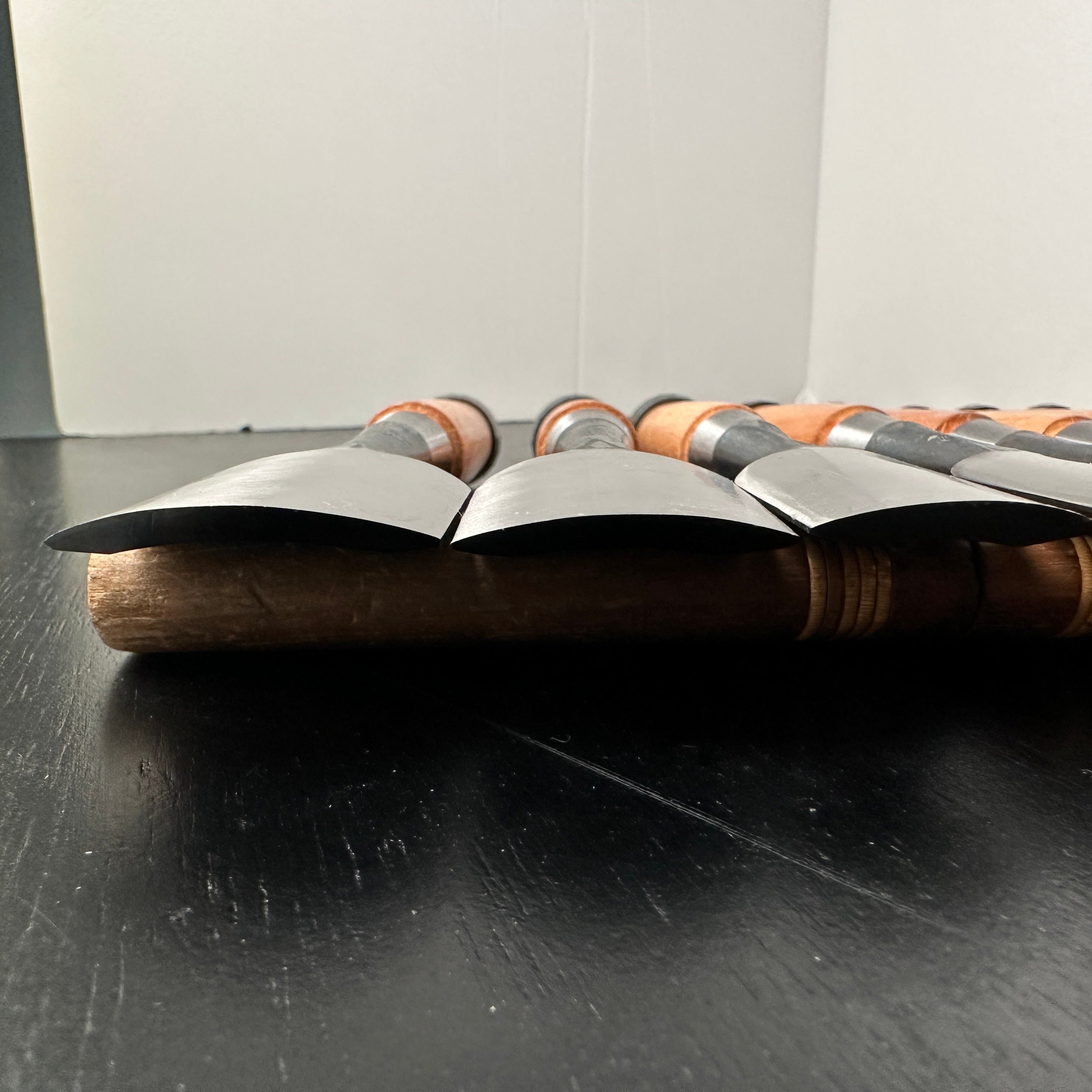 Yoshitaka Sotomaru chisels set with white steel 義隆 外丸組鑿 10本組 白紙鋼