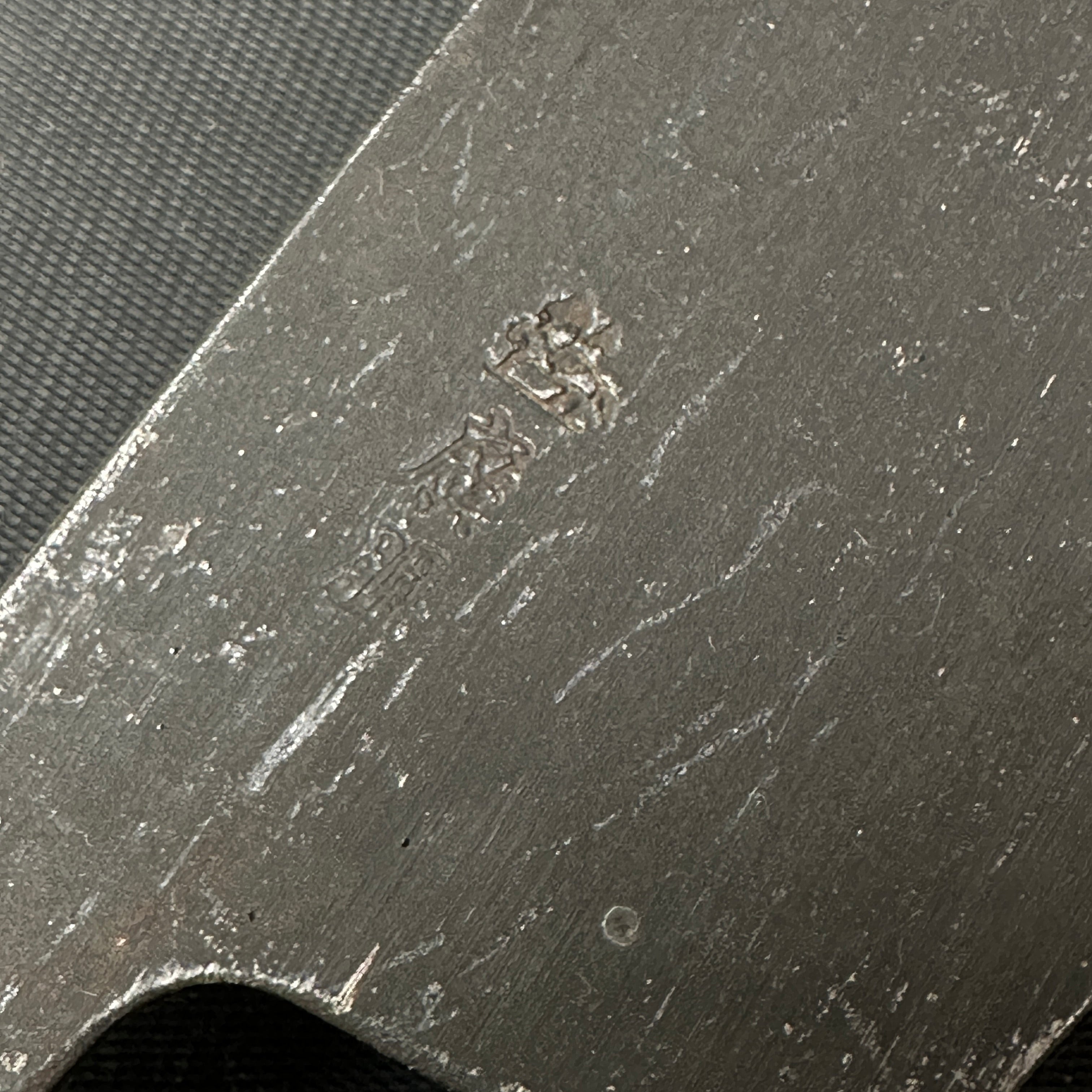 Hirotomo Hand Made Leather tools with White steel 廣朋 皮断庖丁 42mm