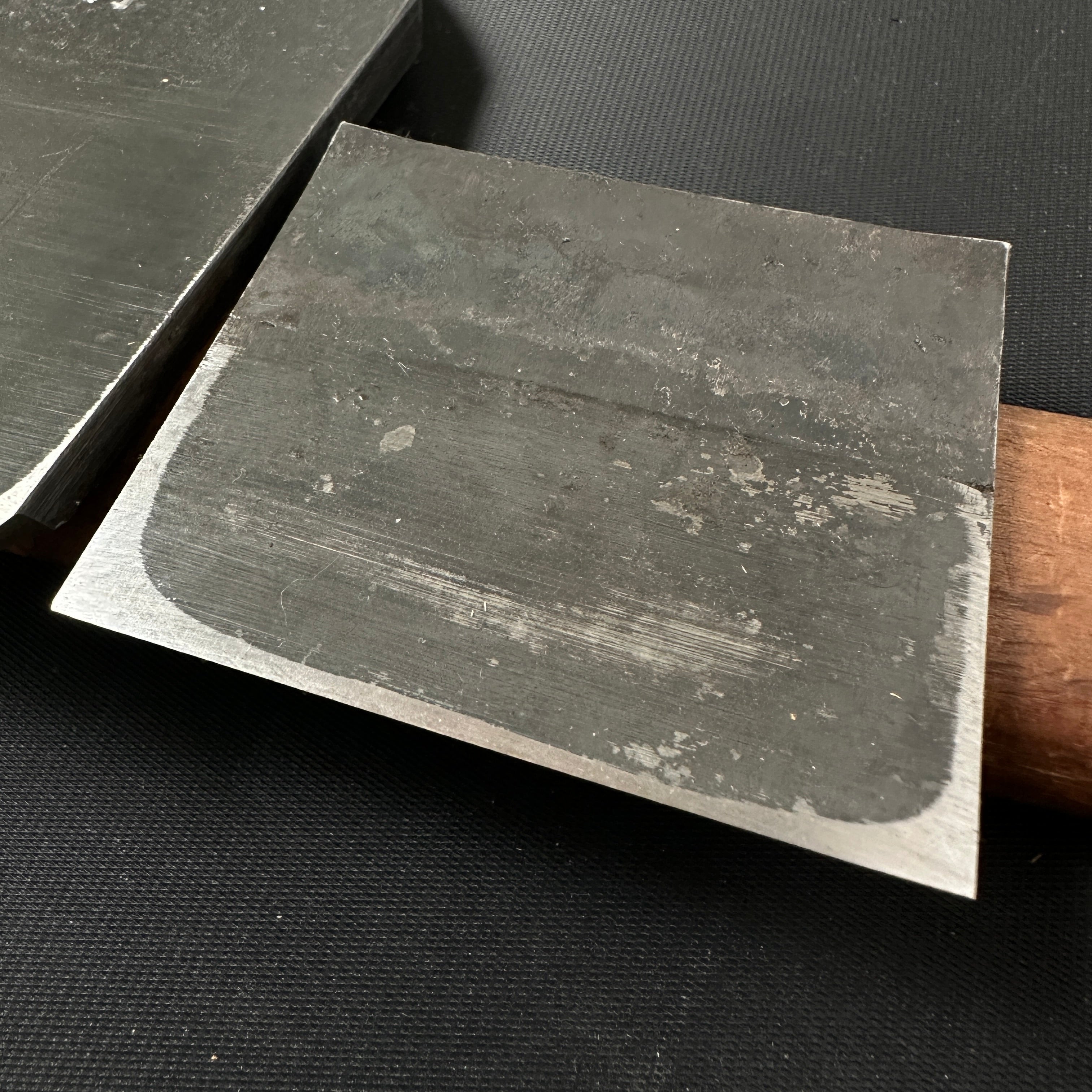 Hakuzen Smoothing PlaneBlade(Kanna) by Seisuke Mizuno 水野清介作 特注 白扇 仕上げ鉋刃 70mm