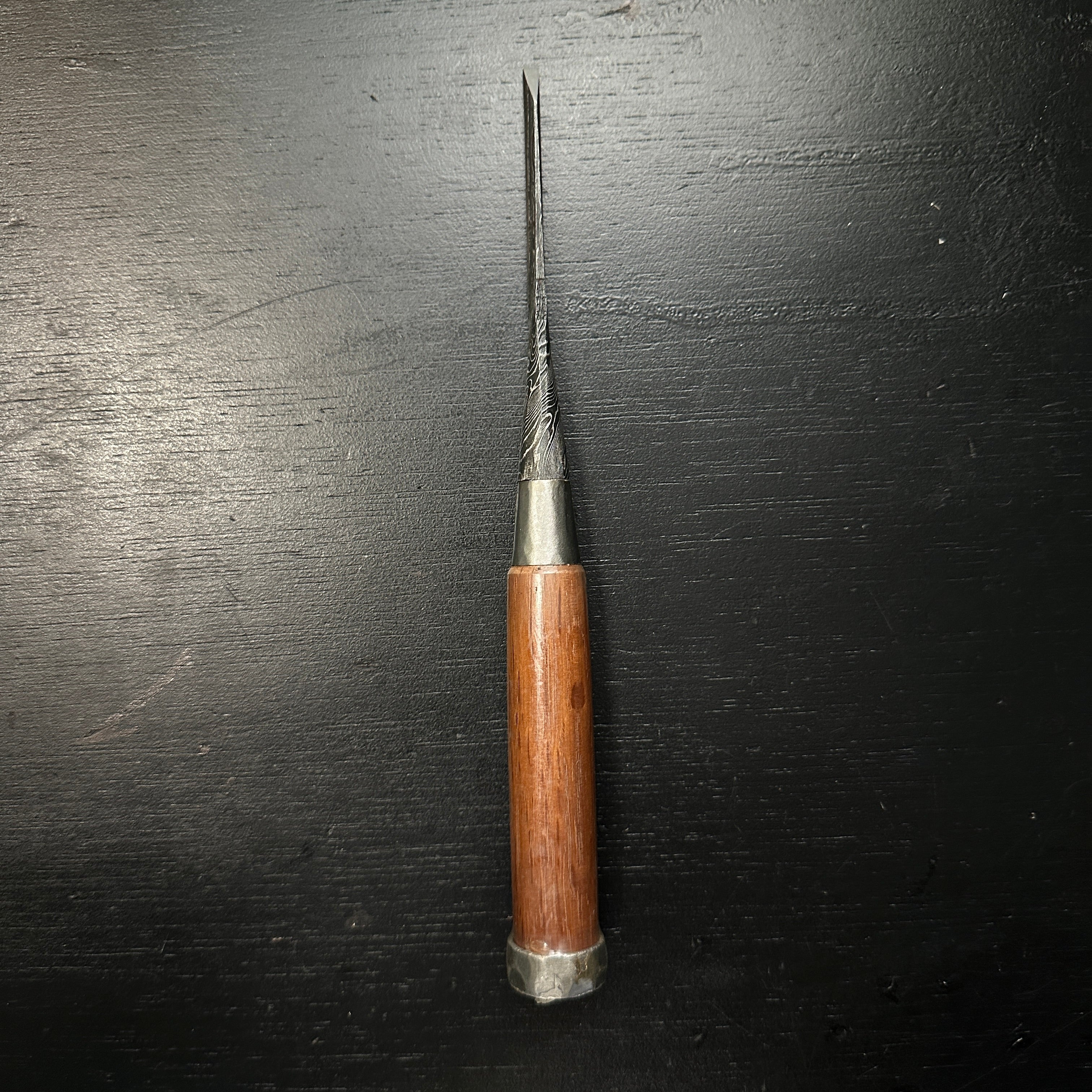Tasai Mokume Special Dovetail Bench chisels 田斎作 木目 鎬追入鑿 赤樫柄