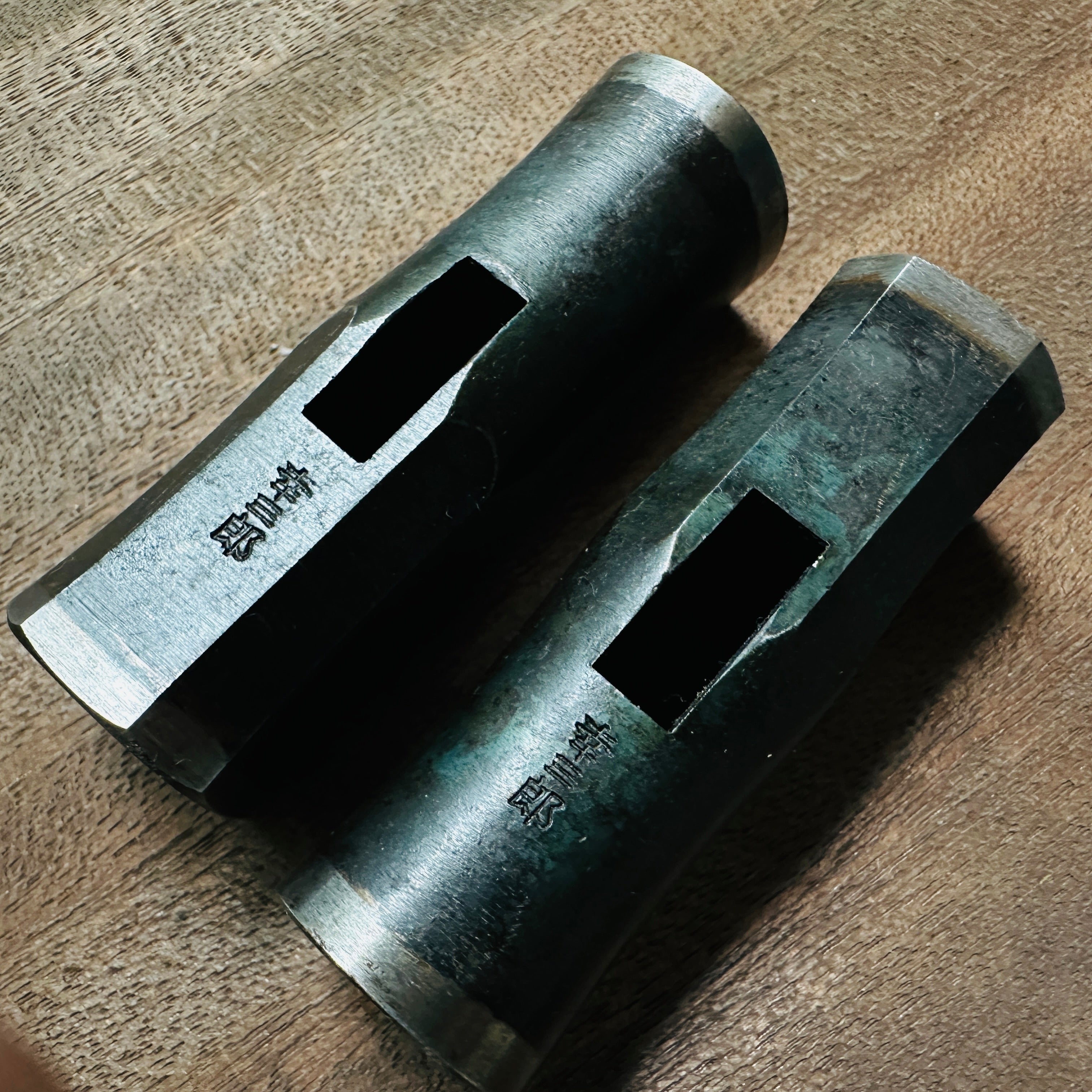 Old stock Kouzaburou All steel one-sided Octagon Hammers 掘出し物 長谷川幸三郎氏 片八角玄翁