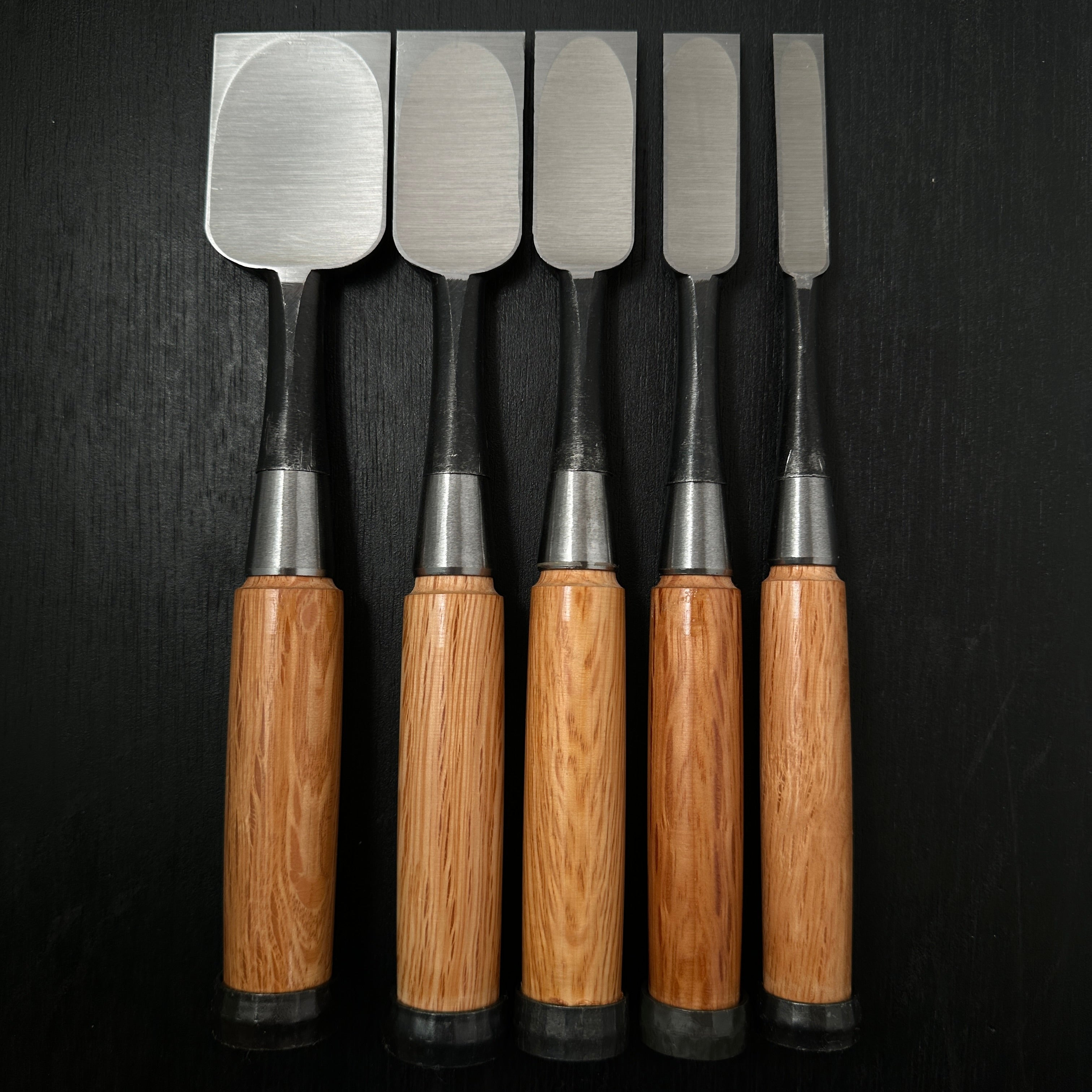 義隆 追入組鑿 5本組 Yoshitaka Bench chisels set (Oirenomi) 5pc