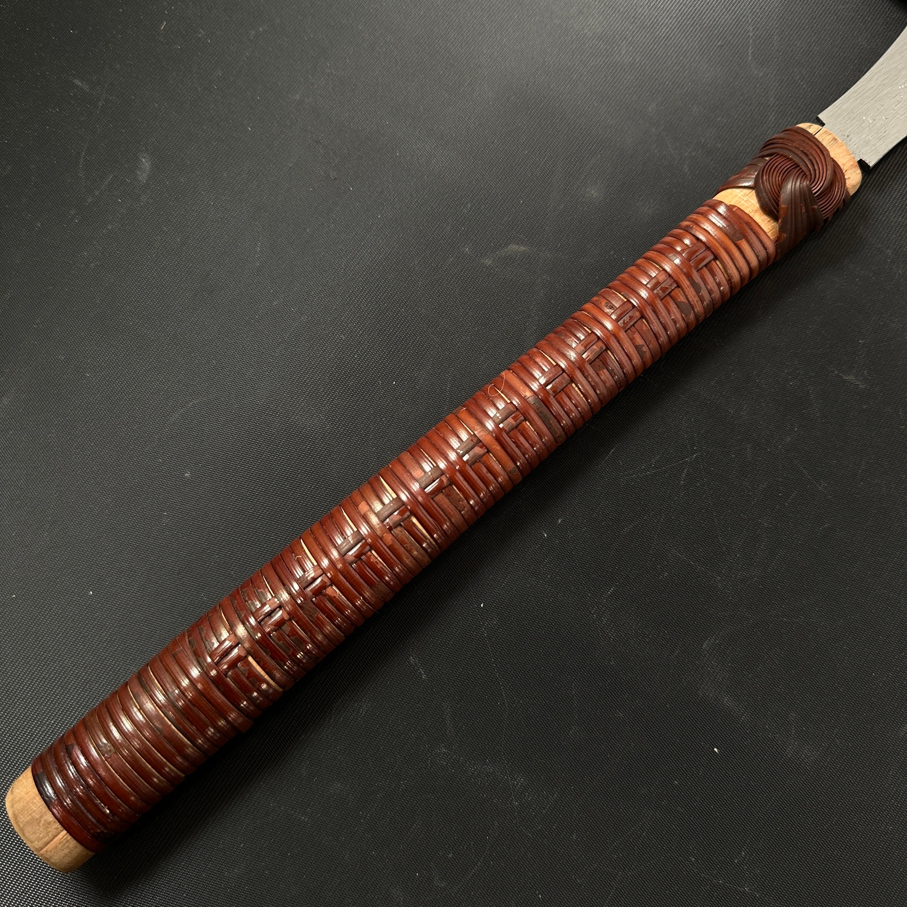 #88 Nagakatsu Double Edge (Ryoba) Saw with Eddy Type Handles For Hard Wood 長勝鋸 両刃鋸 渦巻き柄 広葉材用 225mm