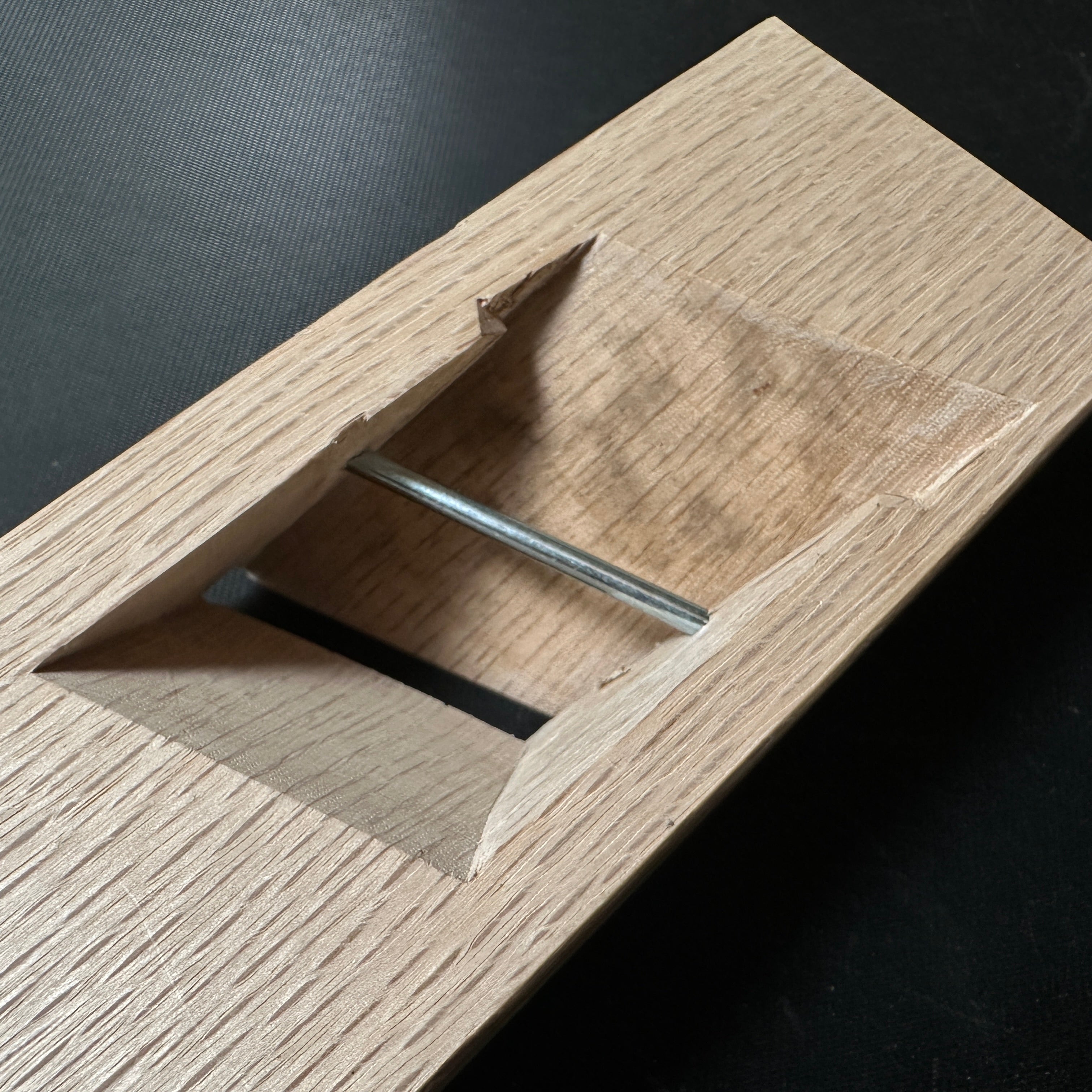 Old stock Yabane Rabbet Planes (Kiwa-Kanna) by Ishido Master Right 石堂輝秀作 矢羽根 際鉋 42mm 右