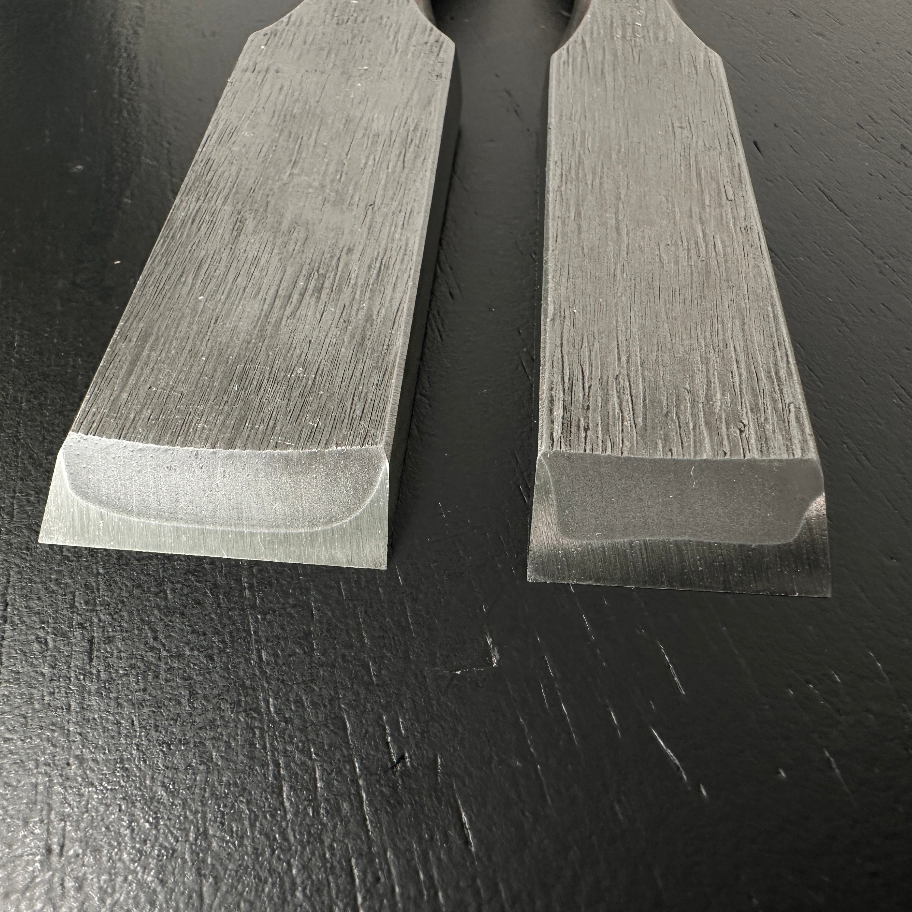 Sukemaru 4th Damekiri chisels Tsuchime finish 四代助丸作 ダメ切り鑿 二つ裏 Damekirinomi