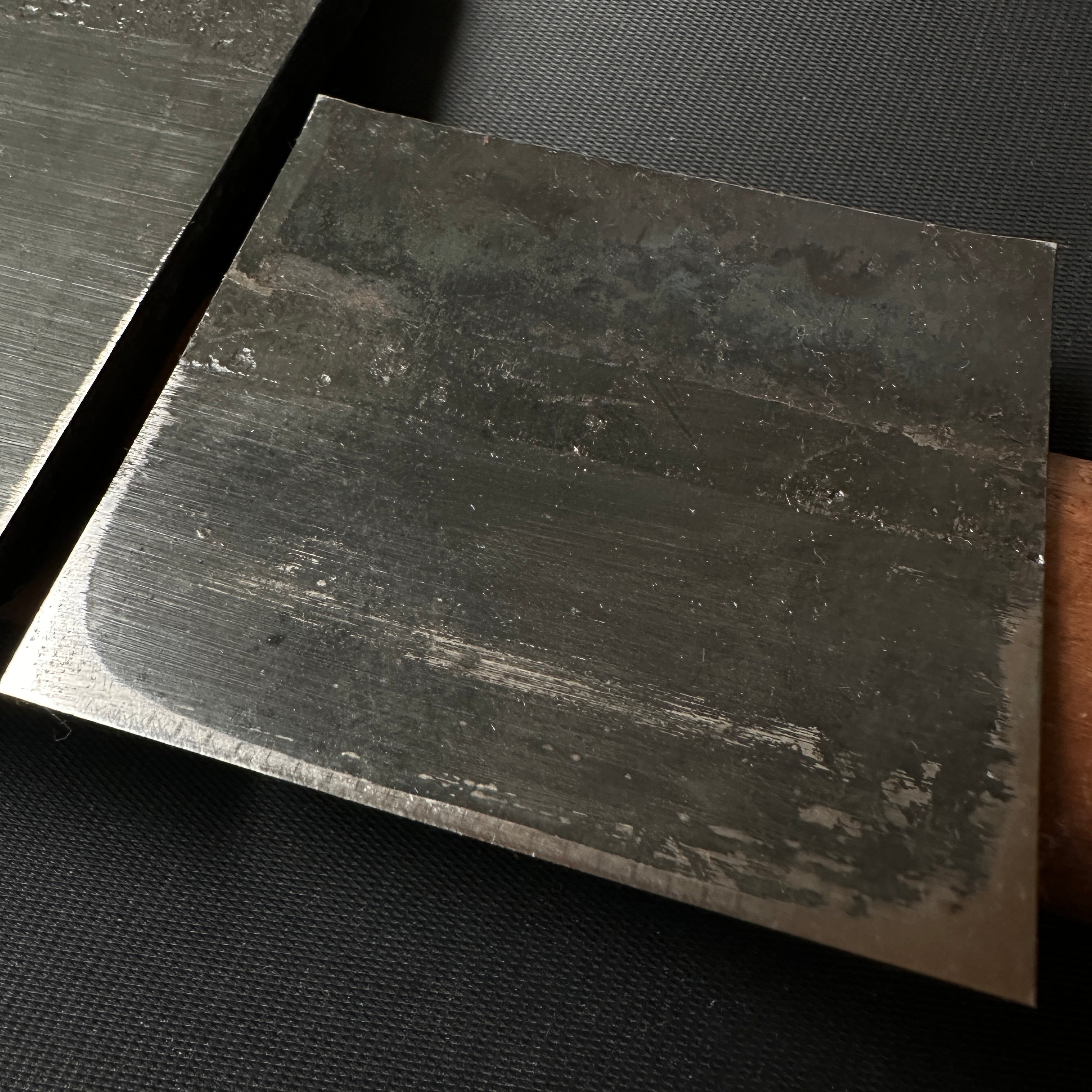 Takasago Smoothing PlaneBlade(Kanna) by Seisuke Mizuno 水野清介作 特注 高砂 仕上げ鉋刃 70mm