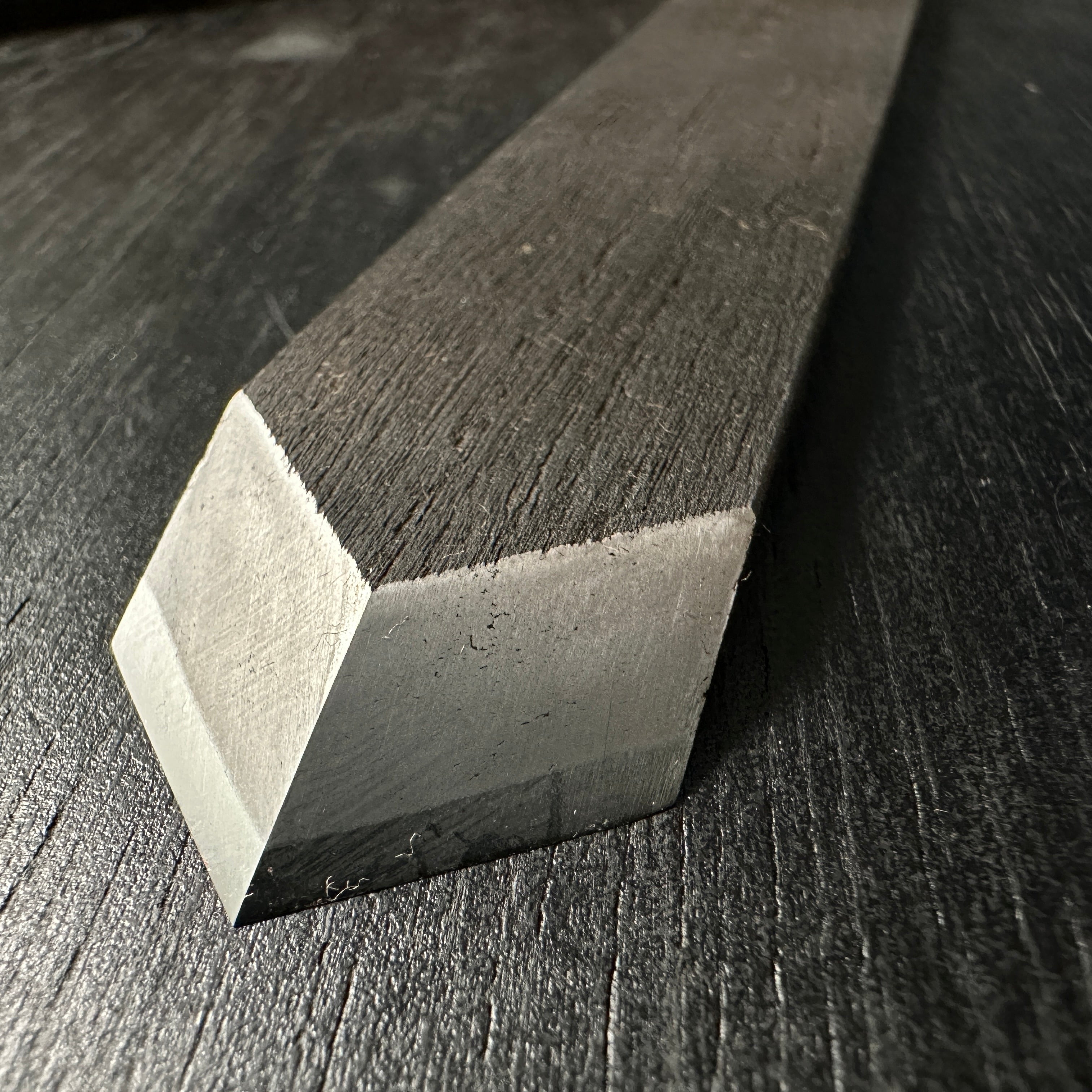 Yamamoto Kensuke Mokume Kensaki Knives with Blue Steel 山本健介作 剣先小刀 木目仕上 24mm